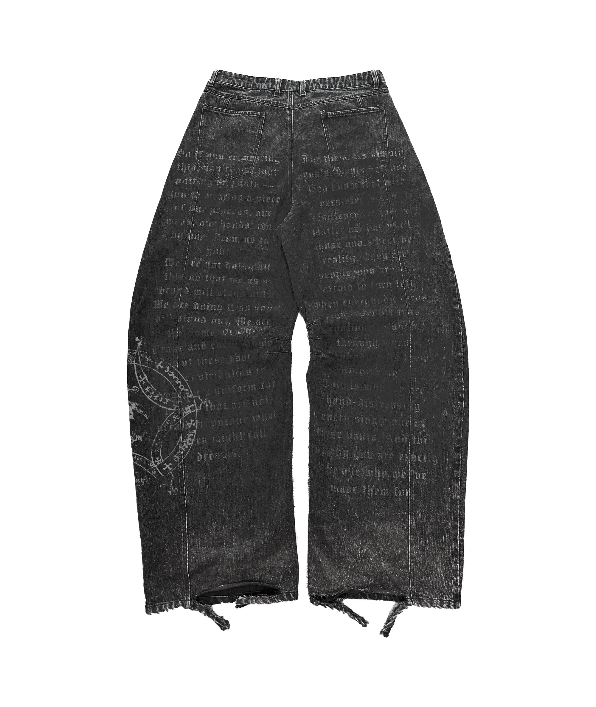 BLACK GHOST PANTS | UNISEX