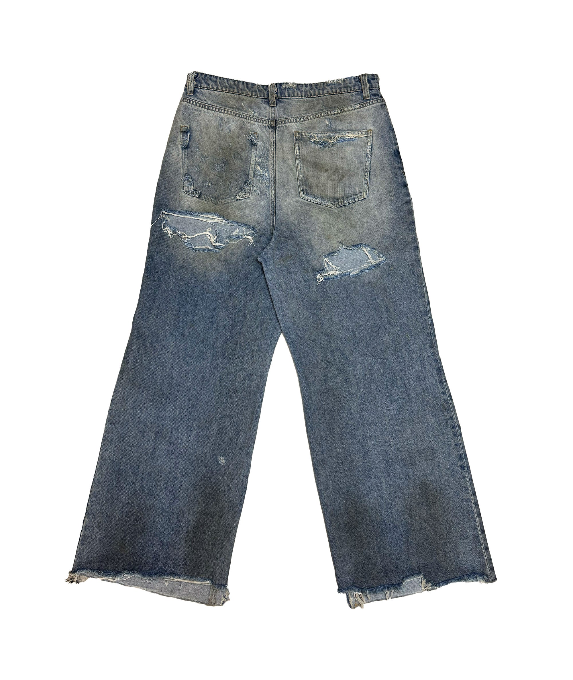distressed denim pants_ravemore