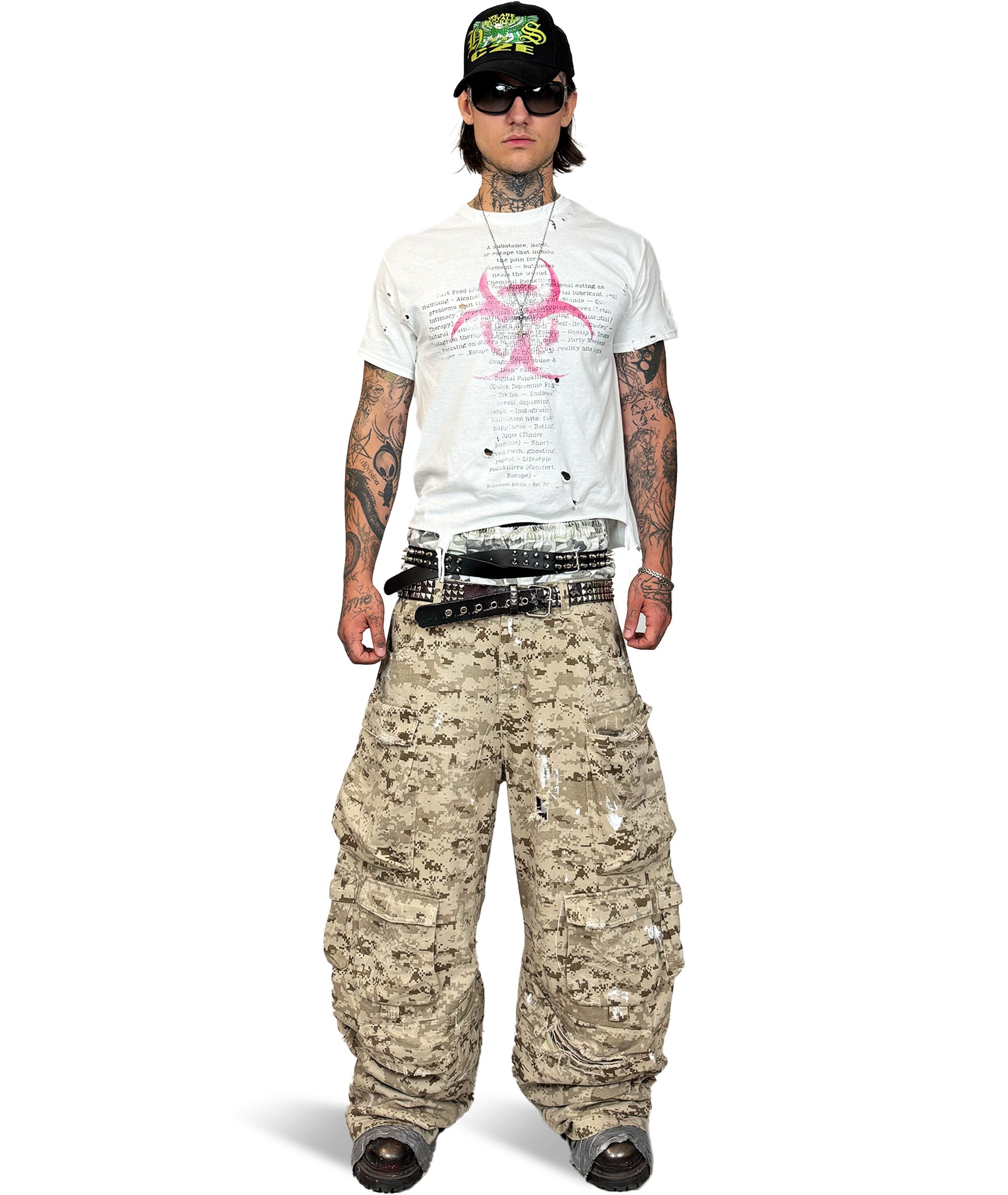 PAINKILLER CAMO PANTS | UNISEX