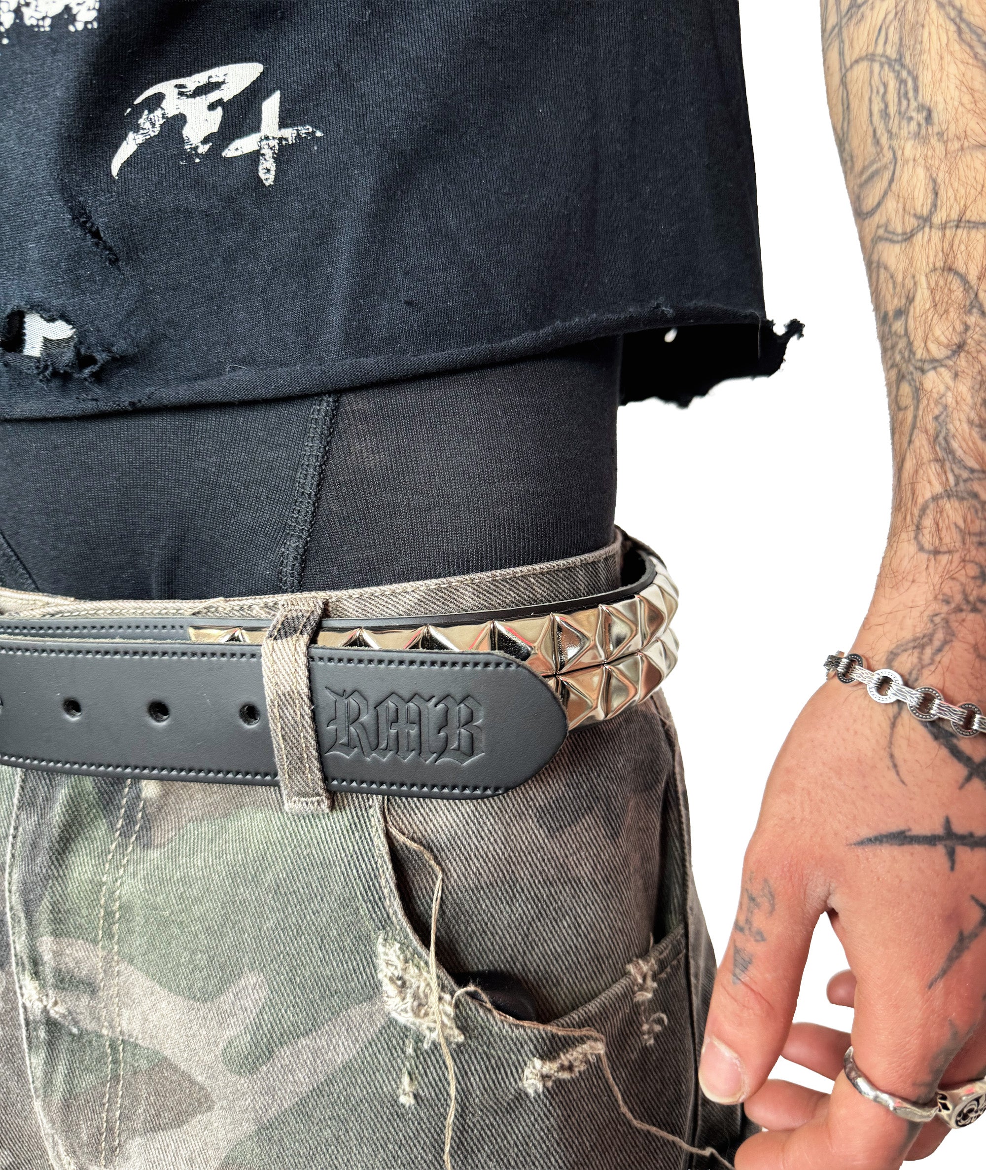 RMB - DOUBLE STUD BELT | UNISEX