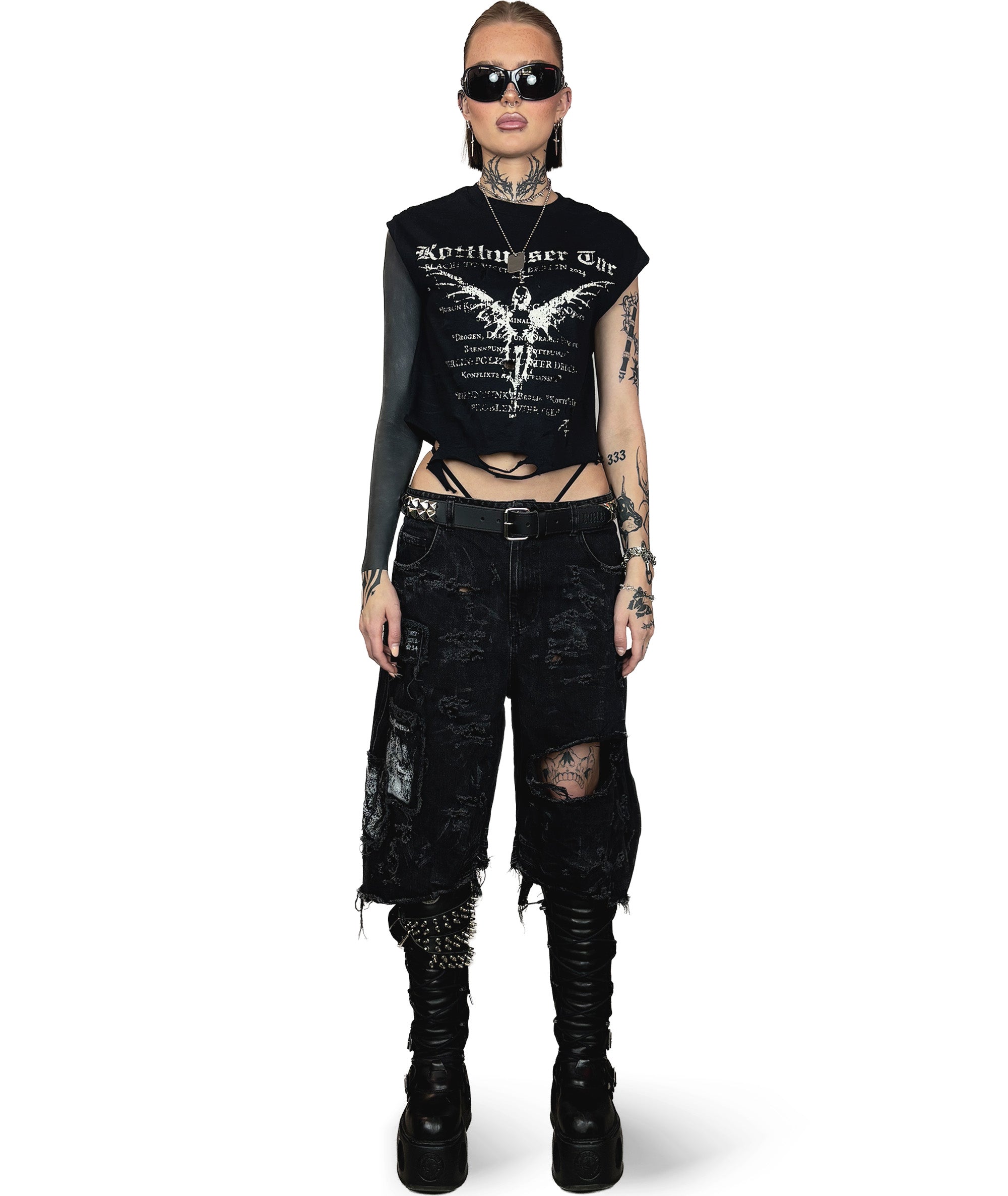 BLACK METAL SHORTS | UNISEX