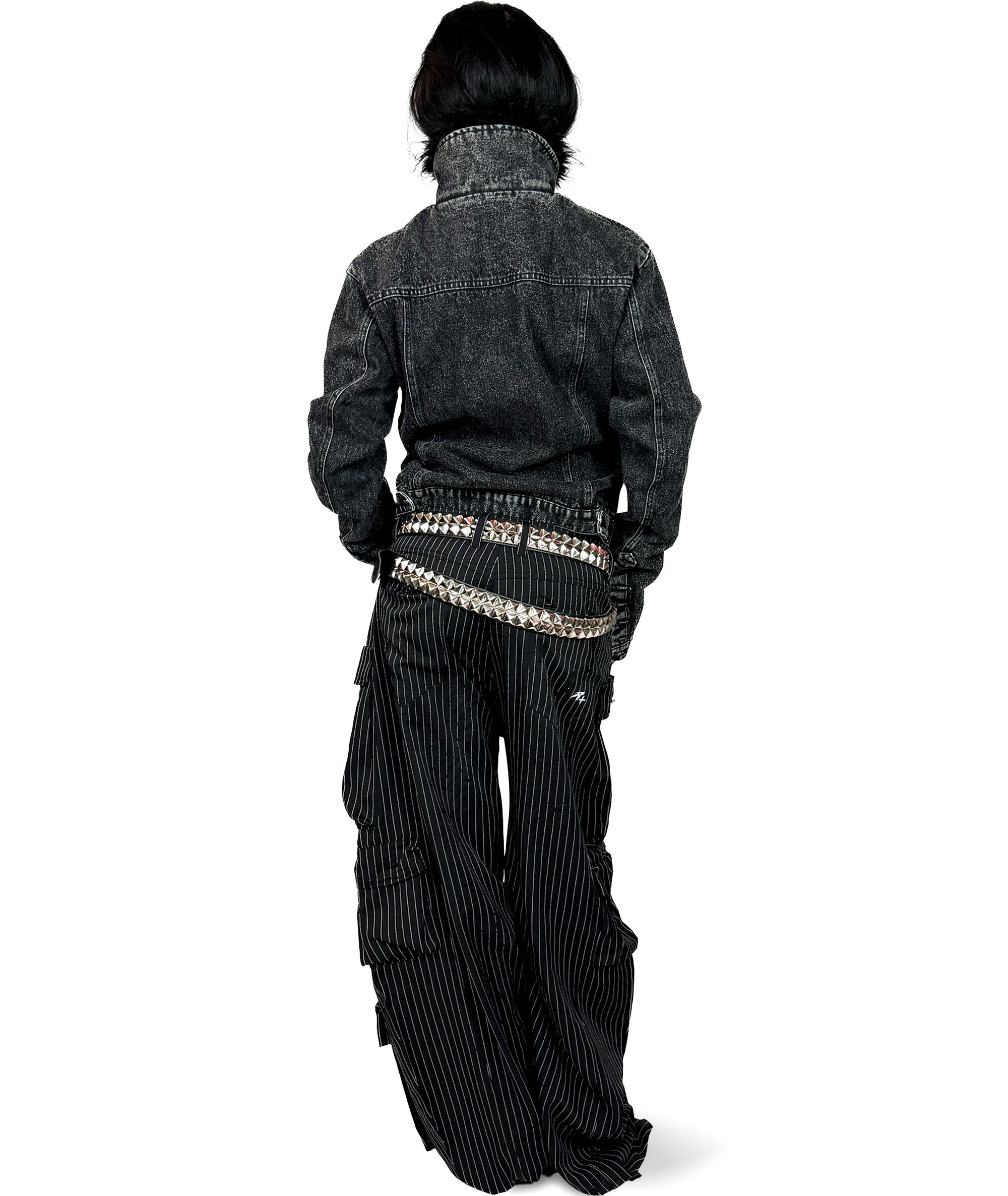 ALL IN - DENIM JACKET, BLACK | UNISEX
