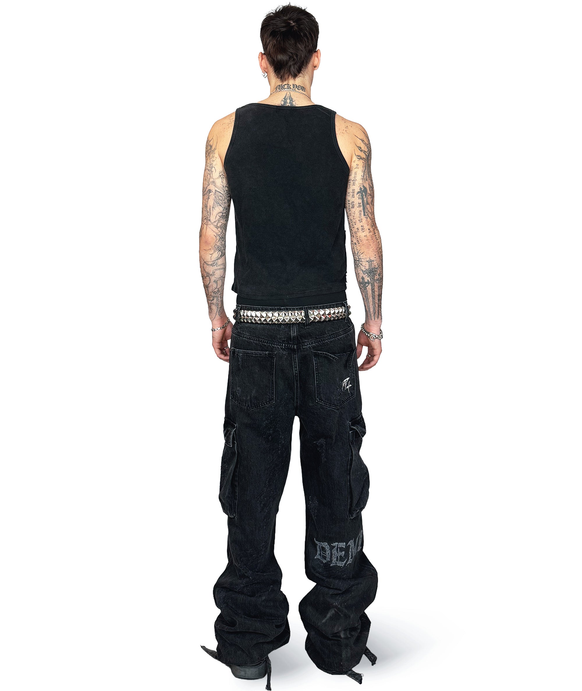 FLARED DEMIGOD BIKER PANTS | UNISEX