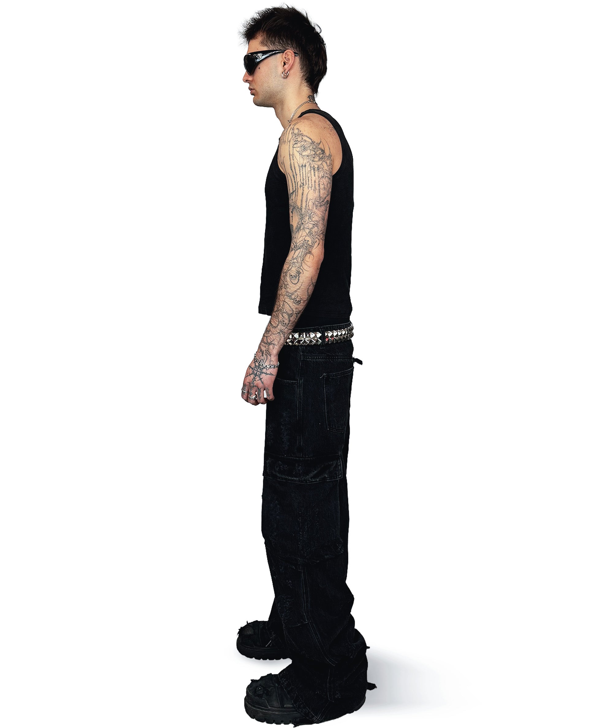 FLARED DEMIGOD BIKER PANTS | UNISEX