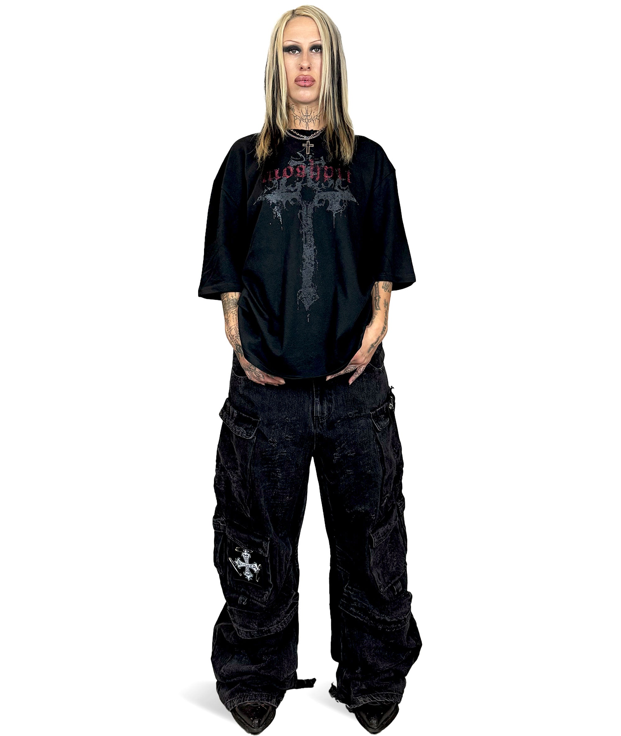 Moshpit Black Oversized T-Shirt