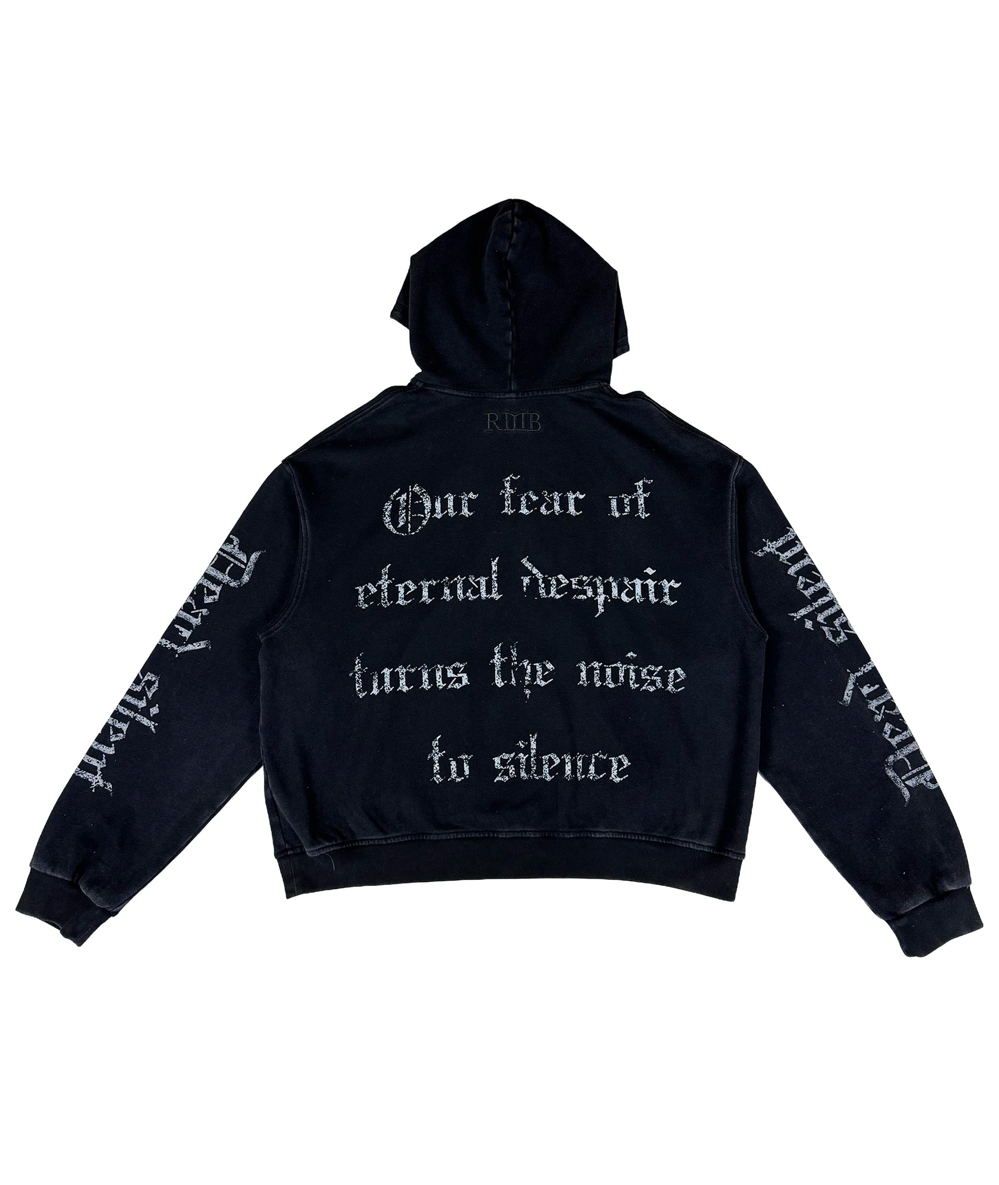 DEAD SILENT - OVERSIZED HOODIE (WASHED) | UNISEX