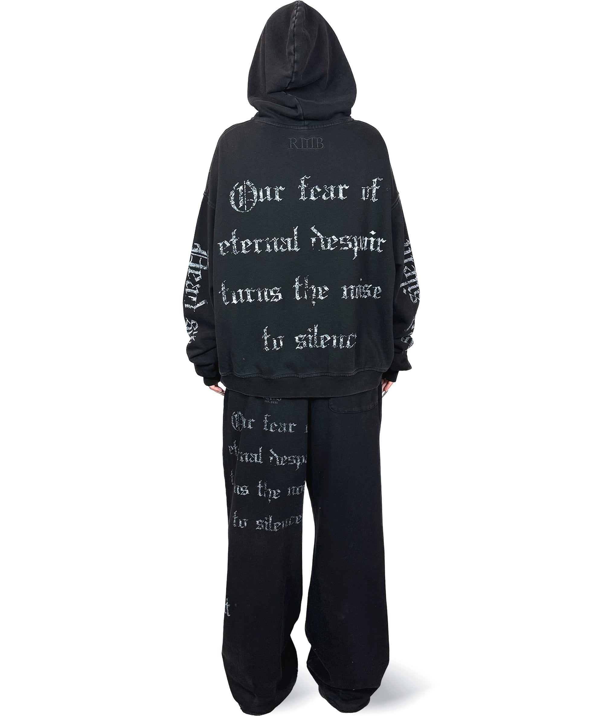 DEAD SILENT - OVERSIZED HOODIE (WASHED) | UNISEX