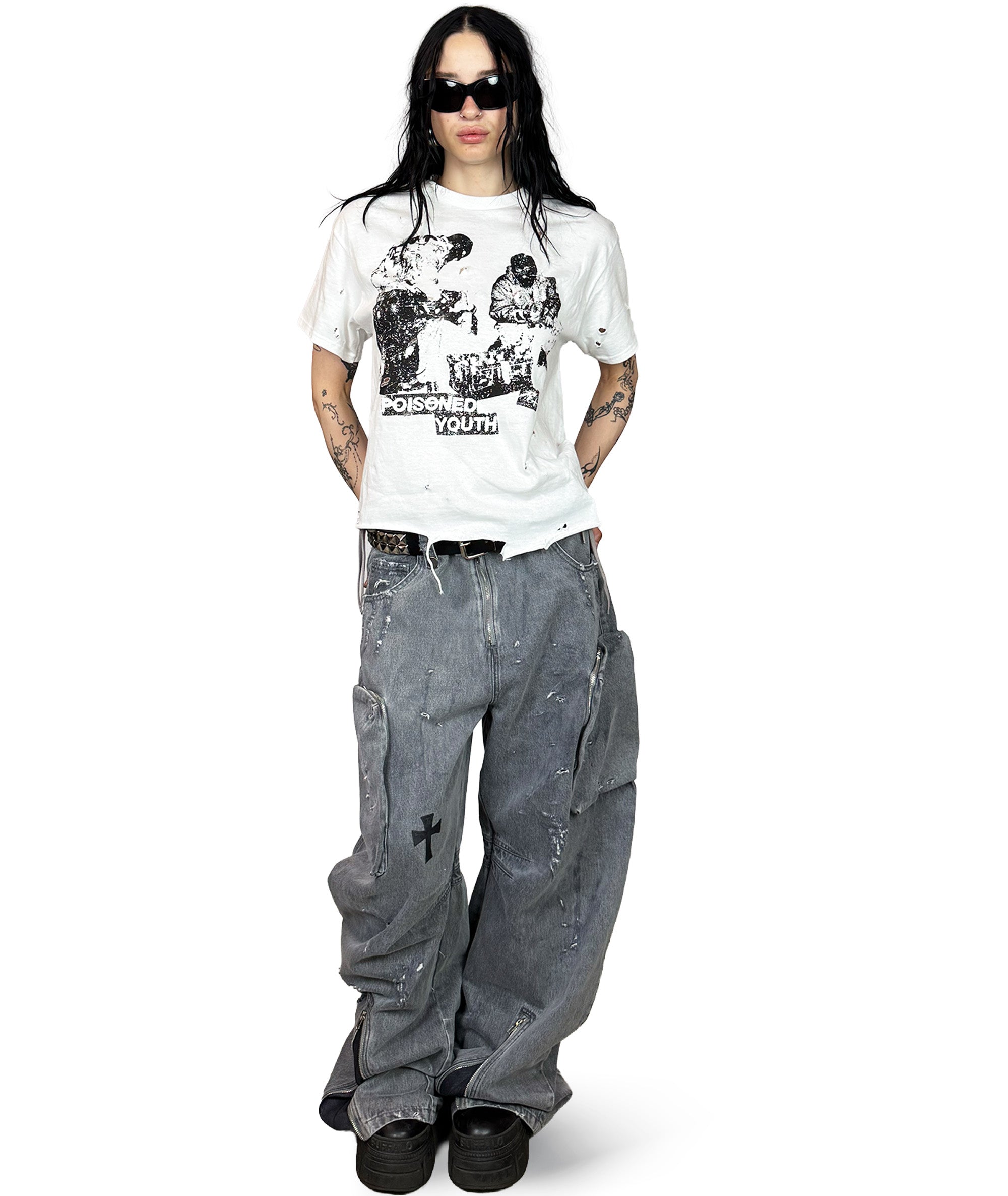 POISONED YOUTH - DISTRESSED T-SHIRT | UNISEX