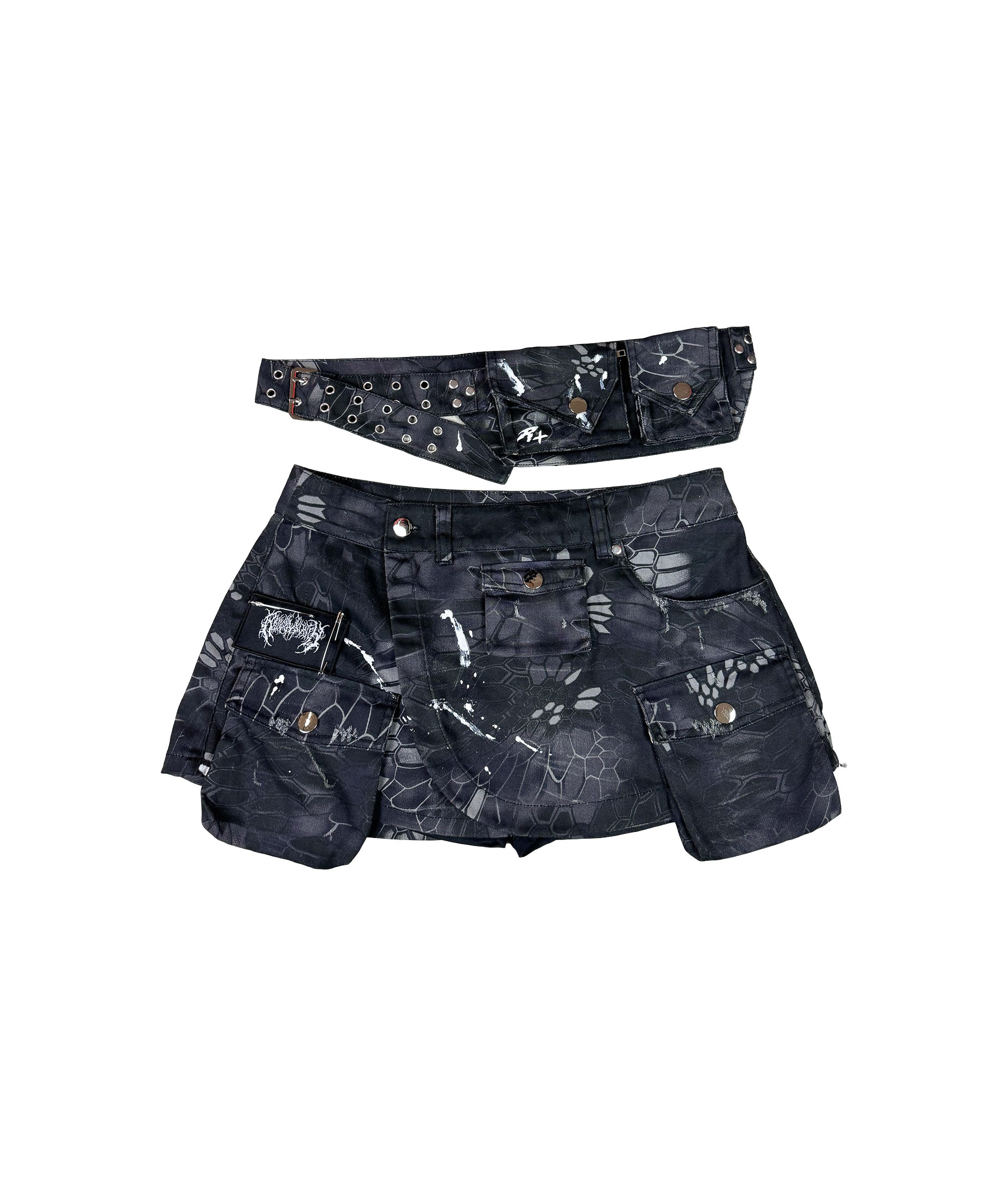 REPTILE CAMO SKIRT | UNISEX
