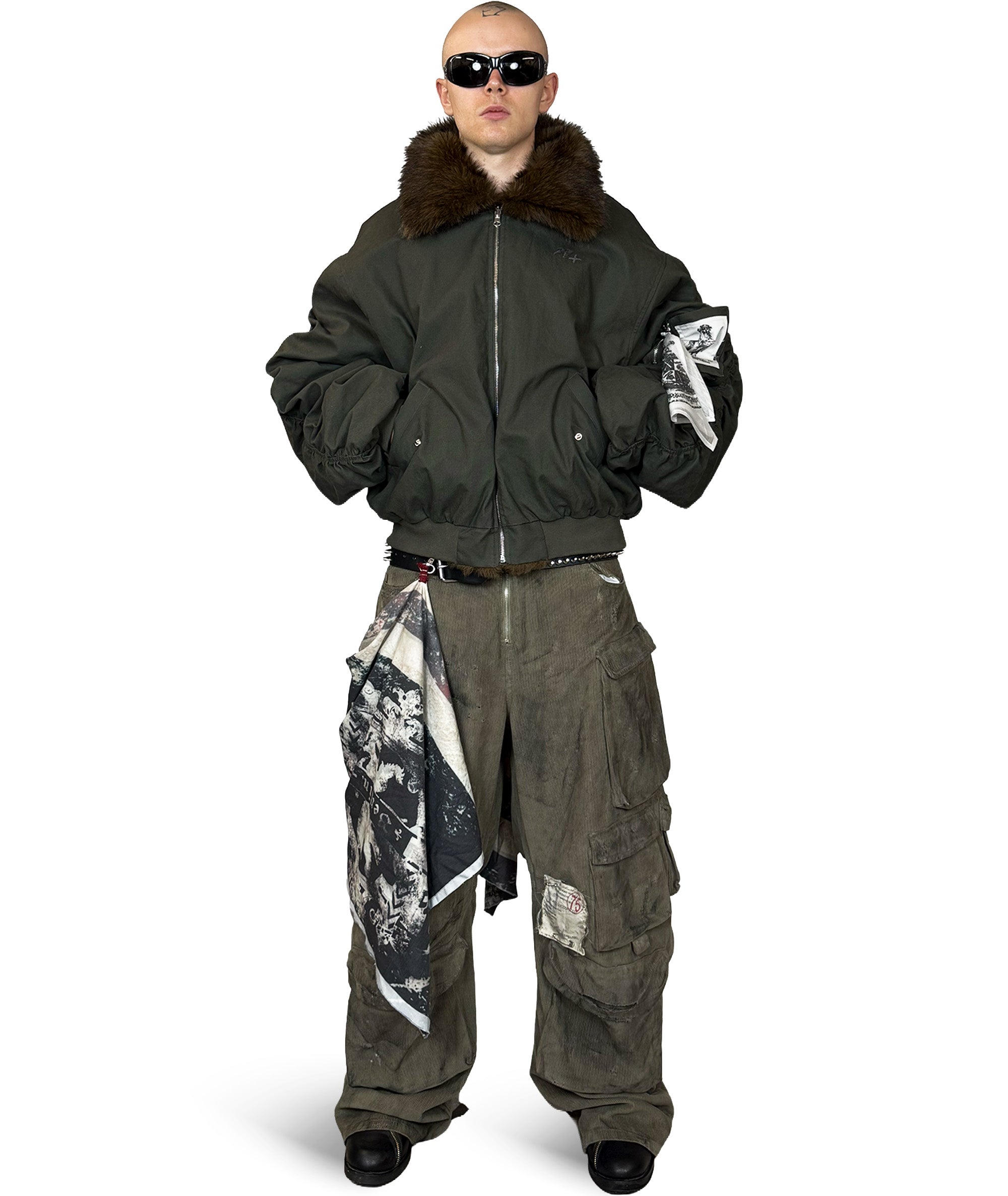 REVERSIBLE GRIZZLY BOMBER JACKET | UNISEX