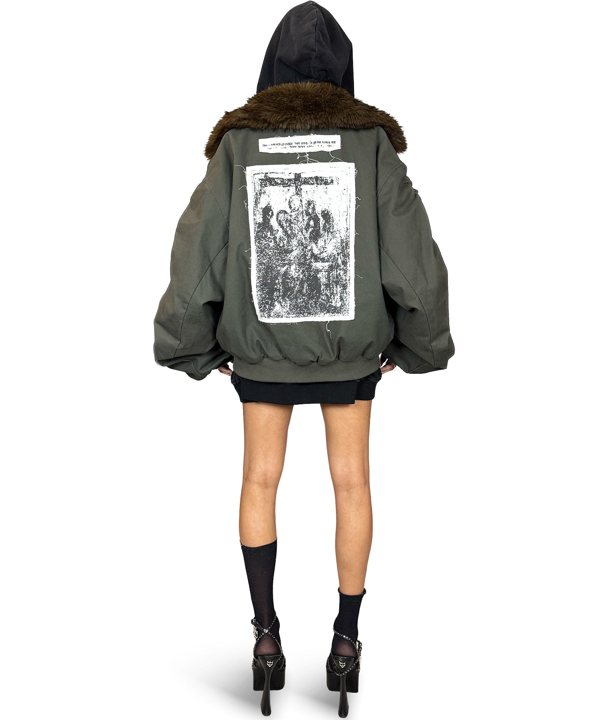 REVERSIBLE GRIZZLY BOMBER JACKET | UNISEX