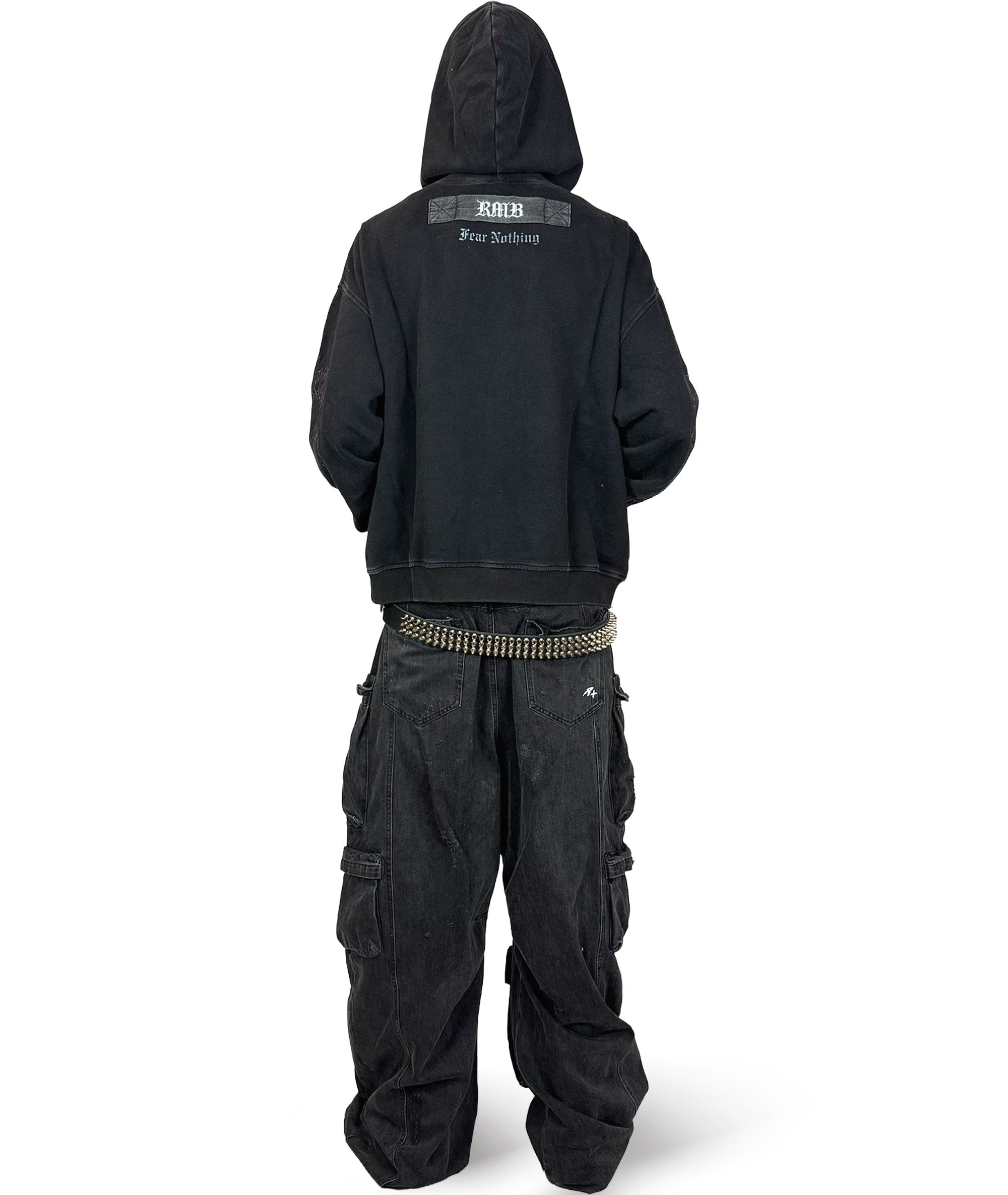 FEAR NOTHING - OVERSIZED HOODIE (WASHED) | UNISEX