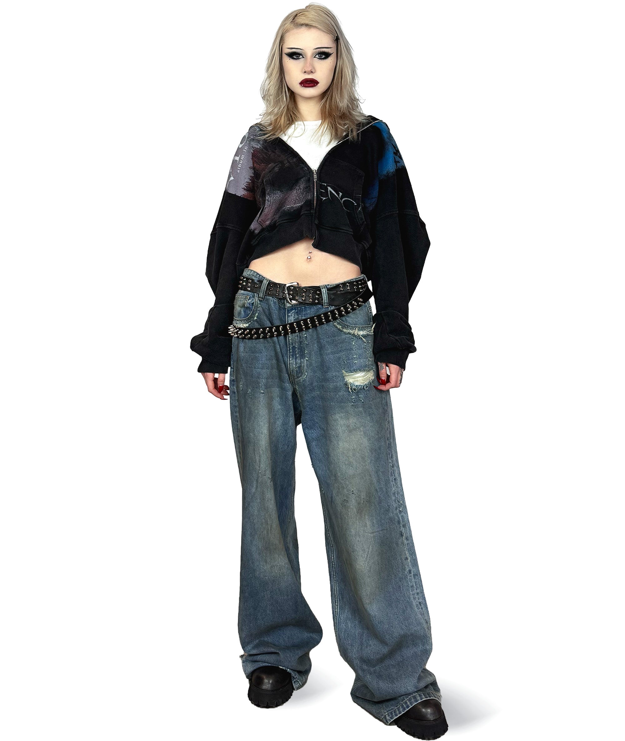 VIOLENCE DENIM PANTS | UNISEX