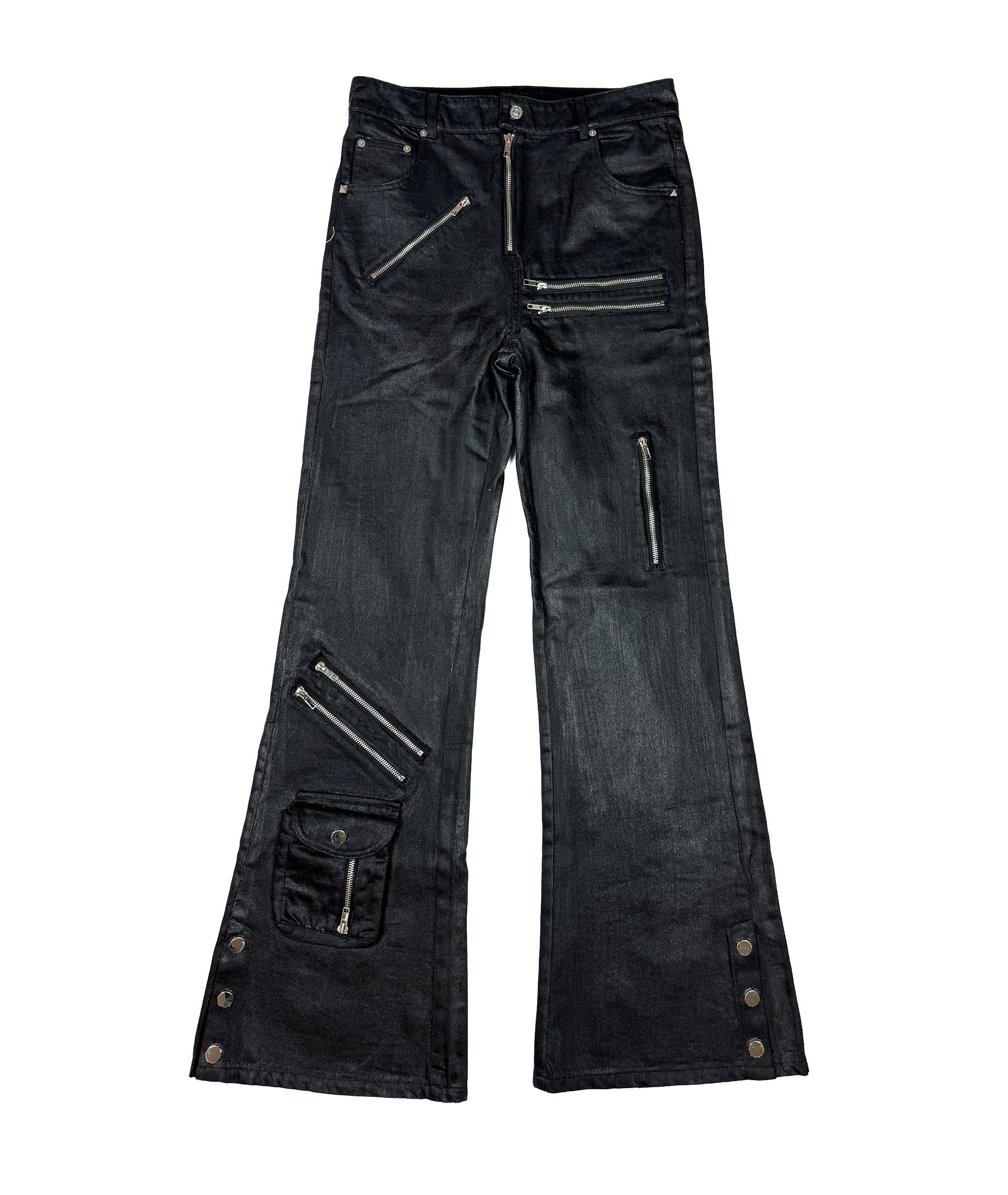 HIGH RISK - WAXED BOOTCUT DENIM | UNISEX
