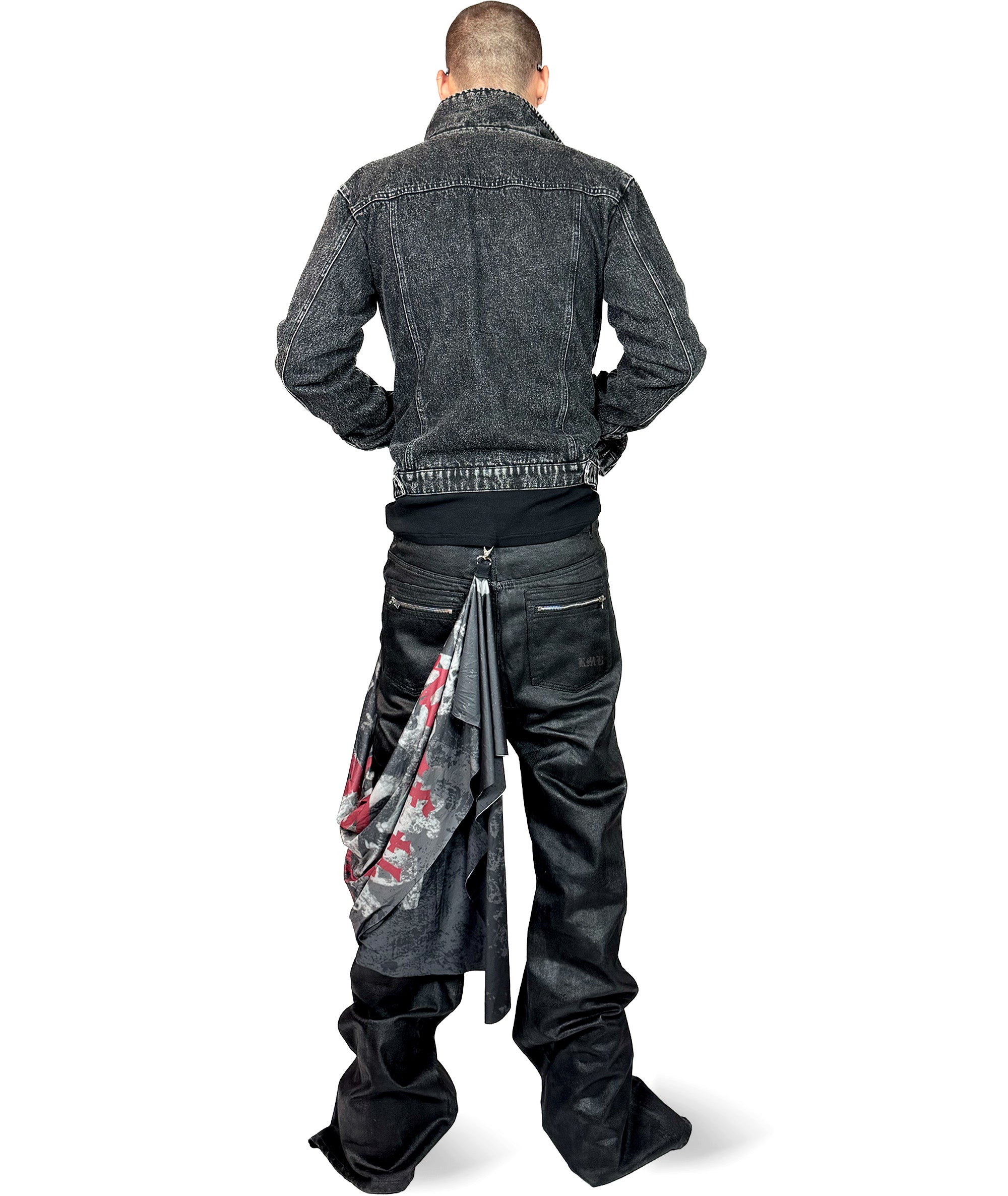 HIGH RISK - WAXED BOOTCUT DENIM | UNISEX