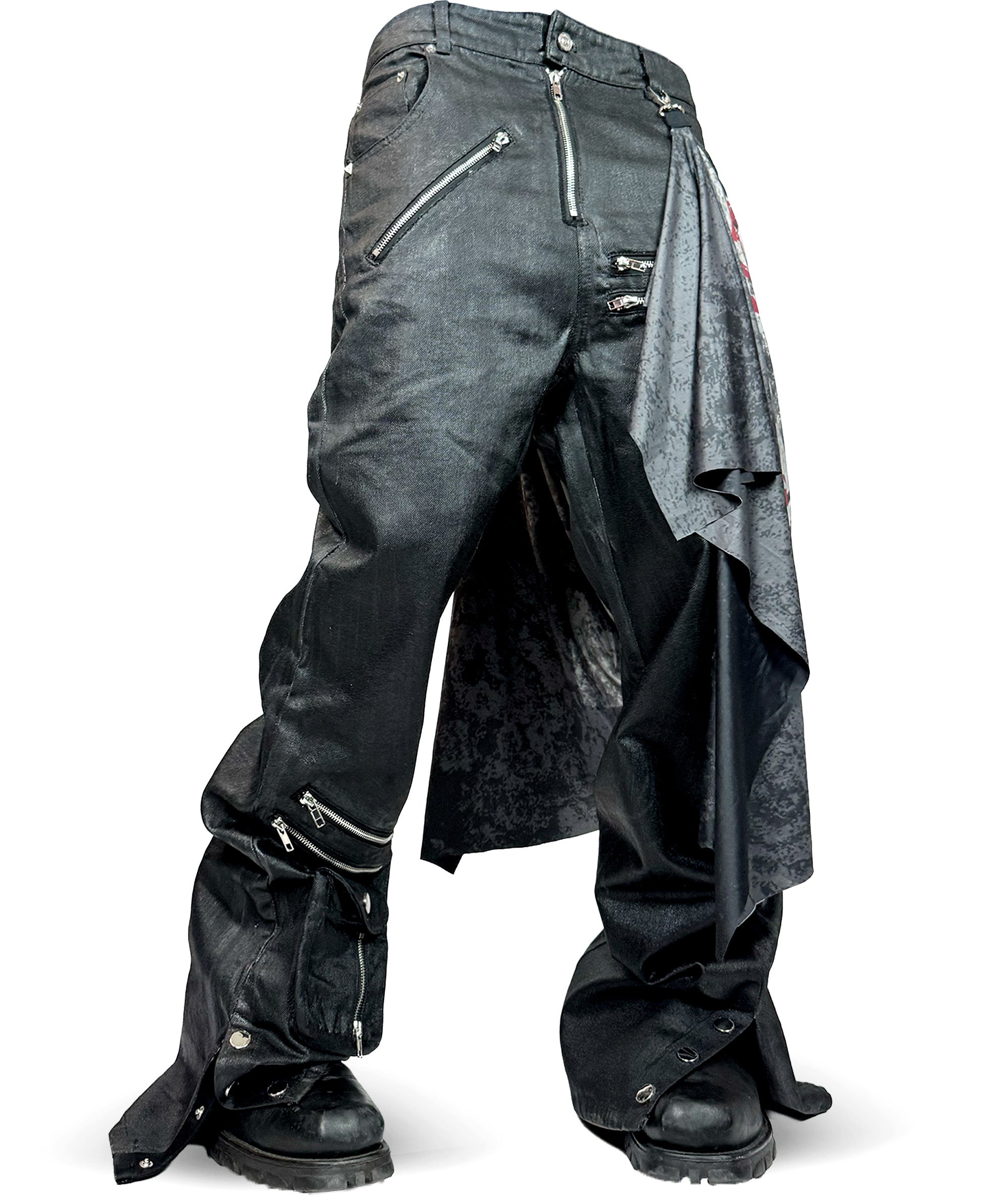 HIGH RISK - WAXED BOOTCUT DENIM | UNISEX