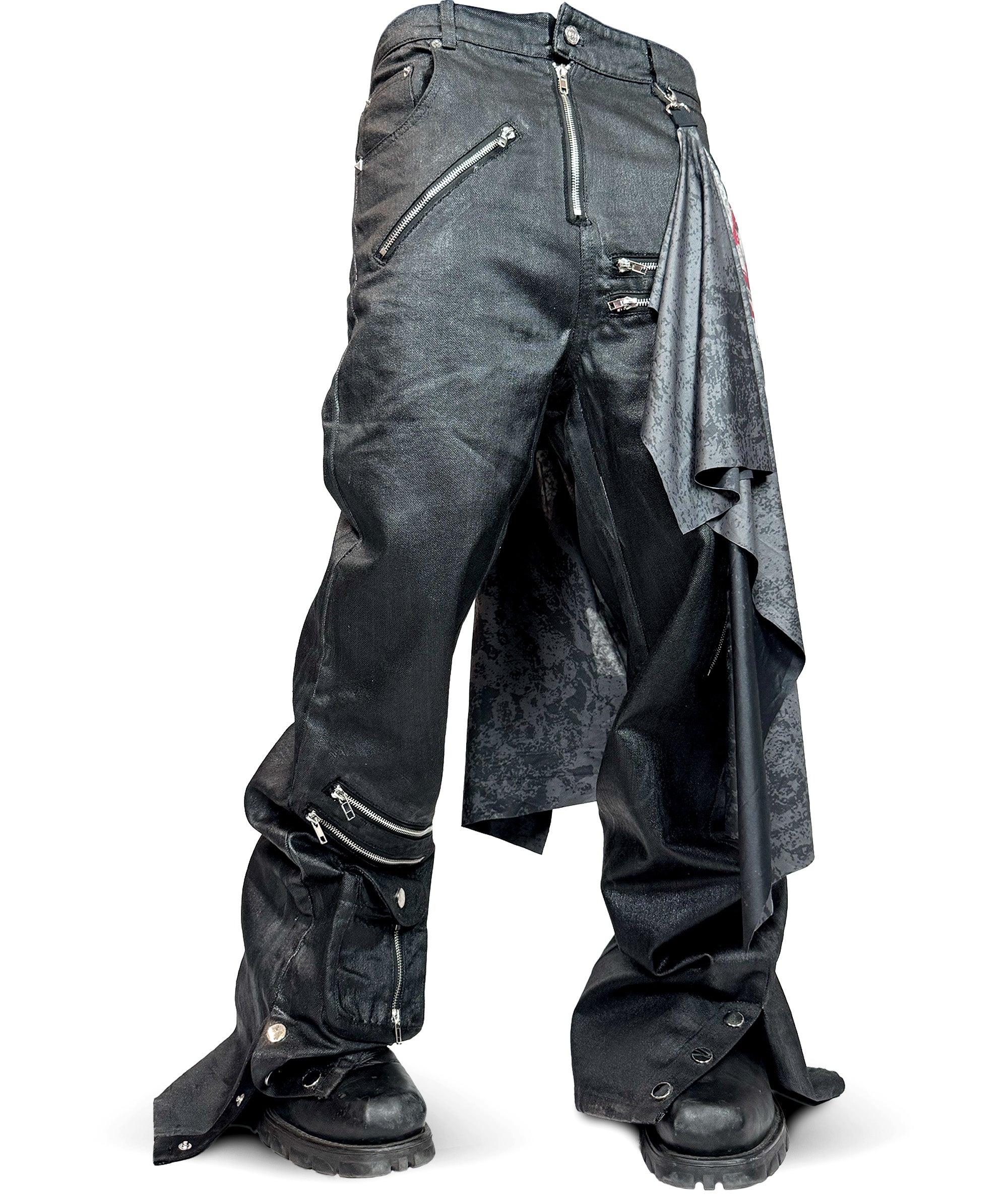 HIGH RISK - WAXED BOOTCUT DENIM | UNISEX