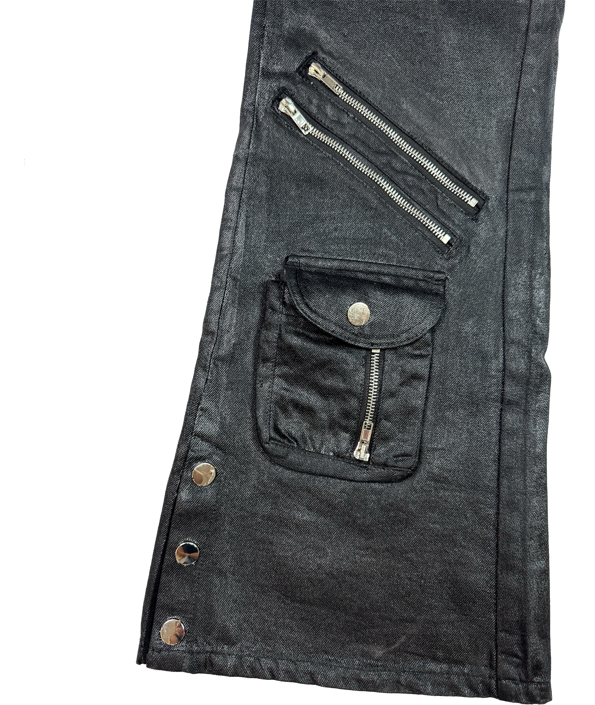 HIGH RISK - WAXED BOOTCUT DENIM | UNISEX
