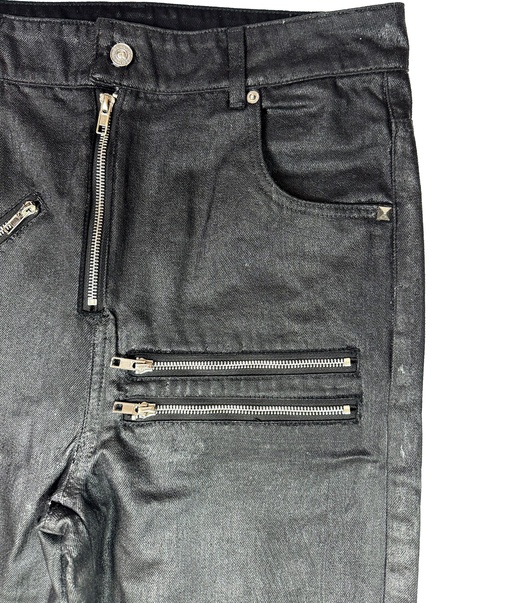 HIGH RISK - WAXED BOOTCUT DENIM | UNISEX
