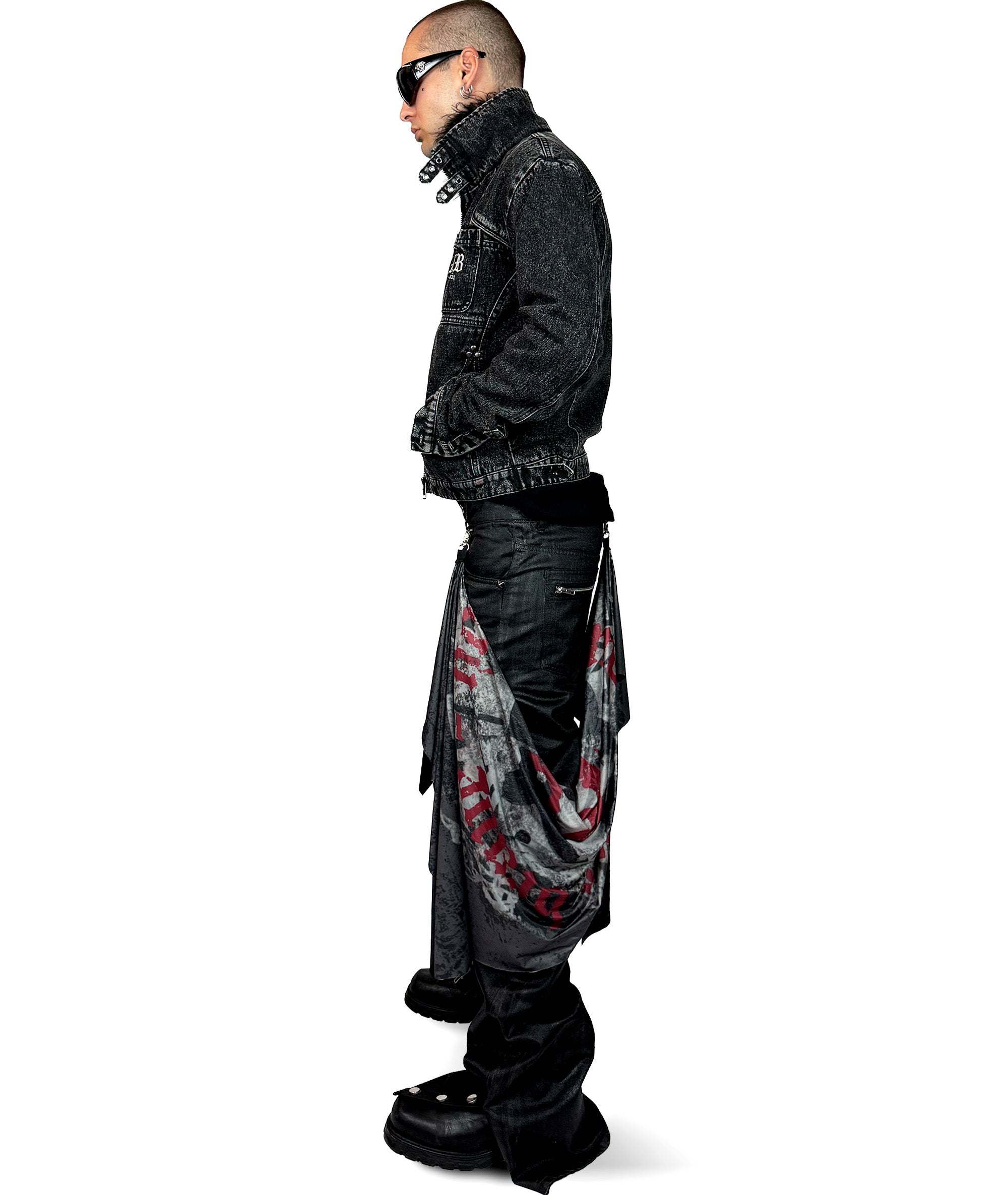 HIGH RISK - WAXED BOOTCUT DENIM | UNISEX