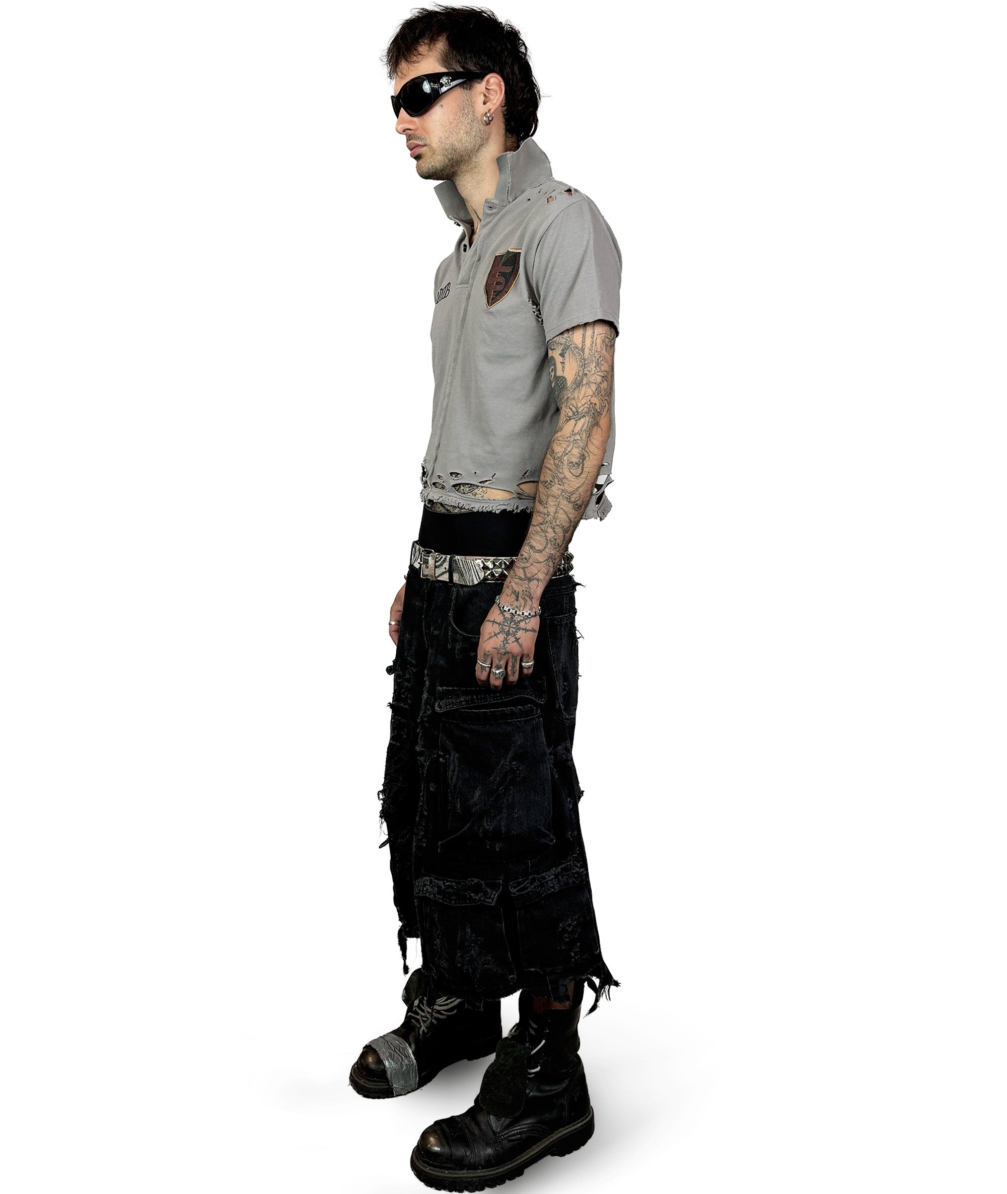 RMB - ZEBRA DOUBLE STUD BELT | UNISEX