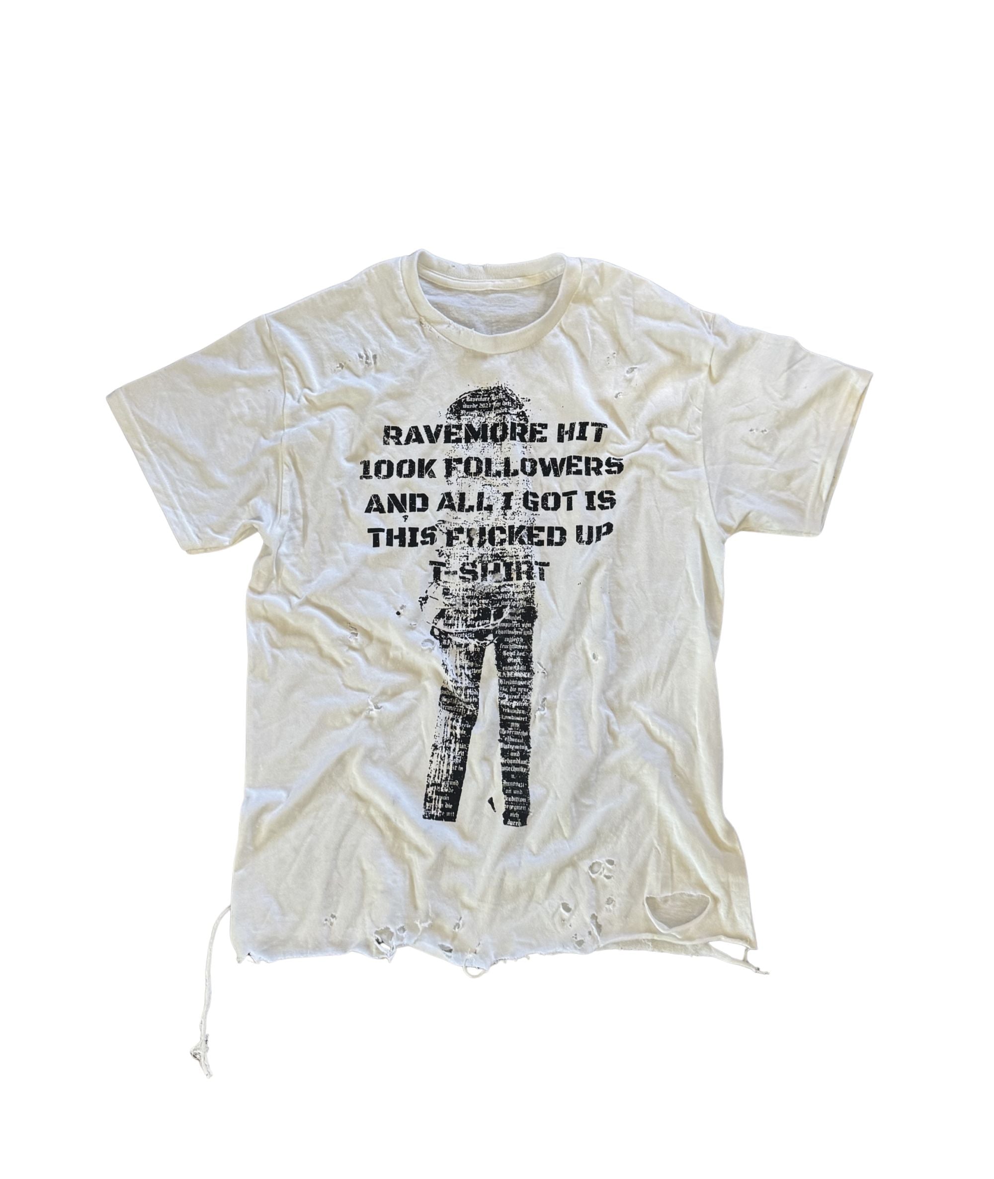 100K GIVEAWAY - DISTRESSED T-SHIRT | UNISEX