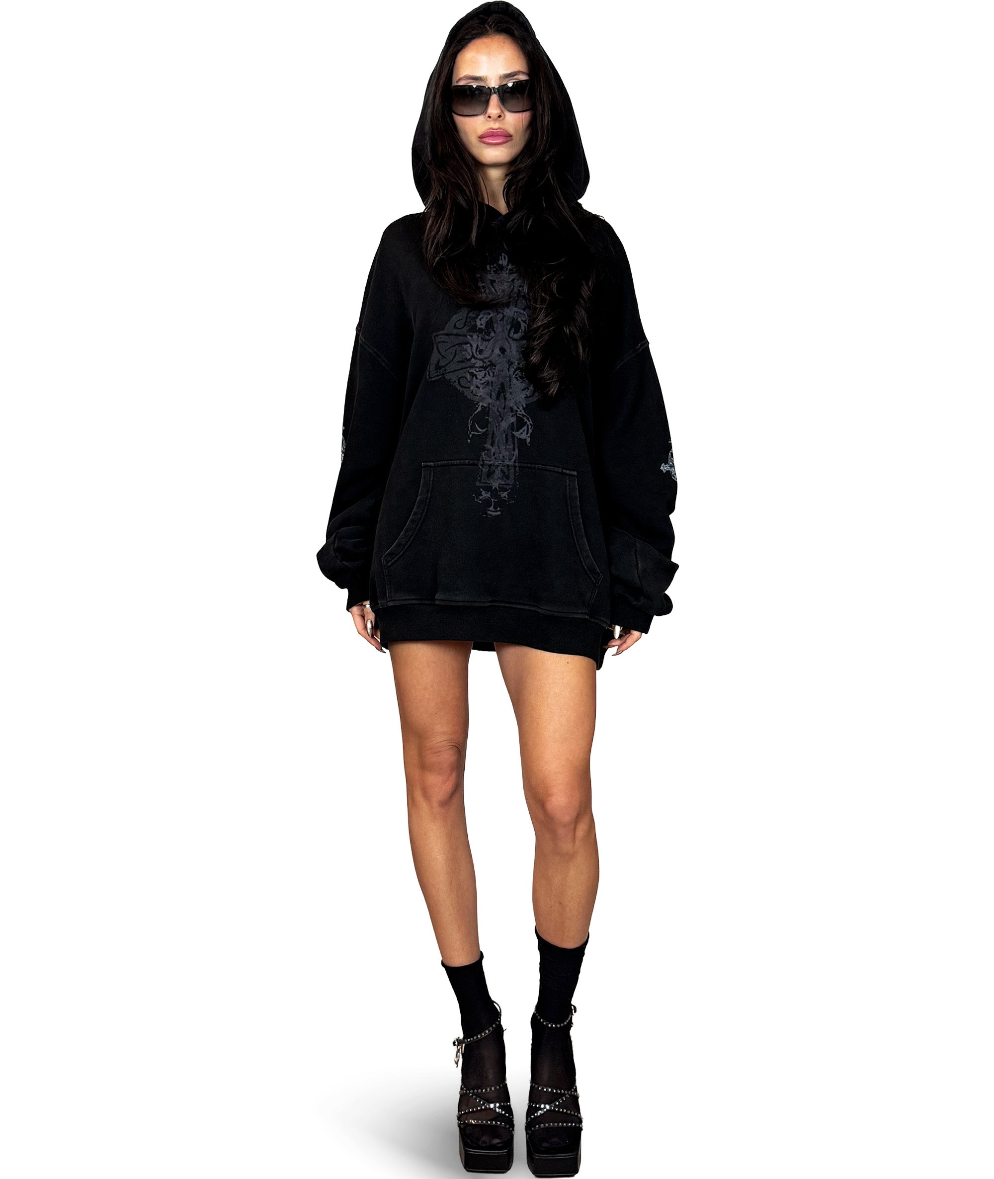 DEMIGOD - OVERSIZED HOODIE (WASHED) | UNISEX