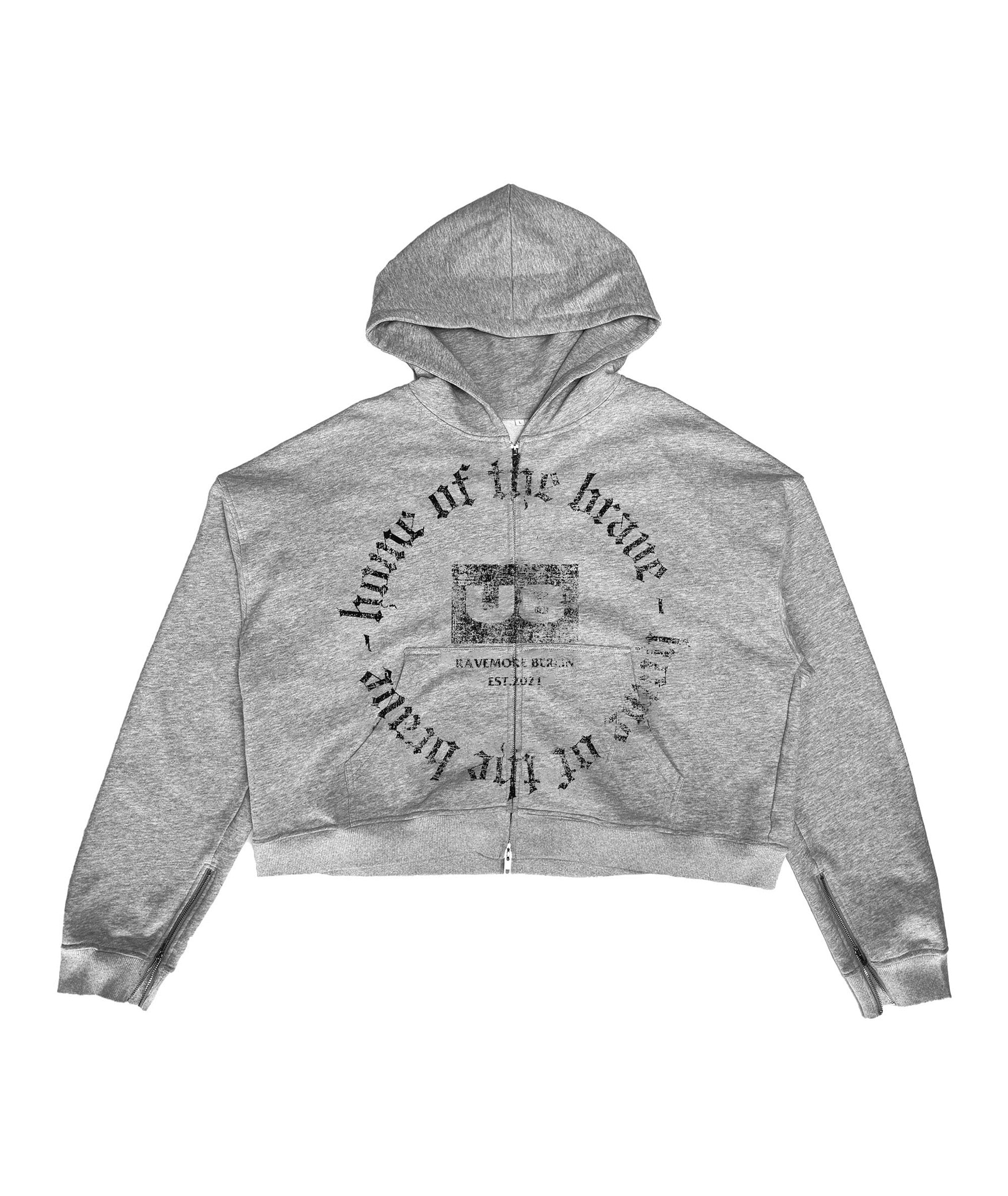 U8 HOME OF THE BRAVE - ZIP HOODIE | UNISEX