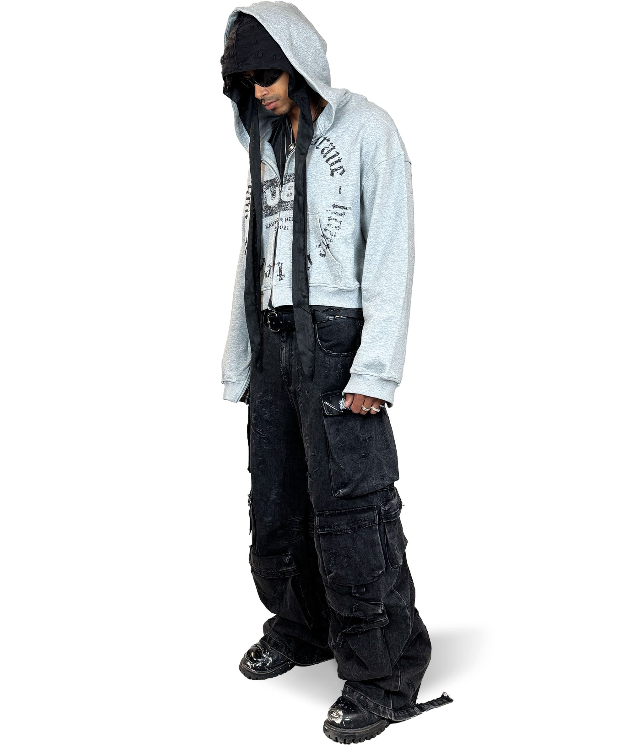 Black Cargo Pants Ravemore