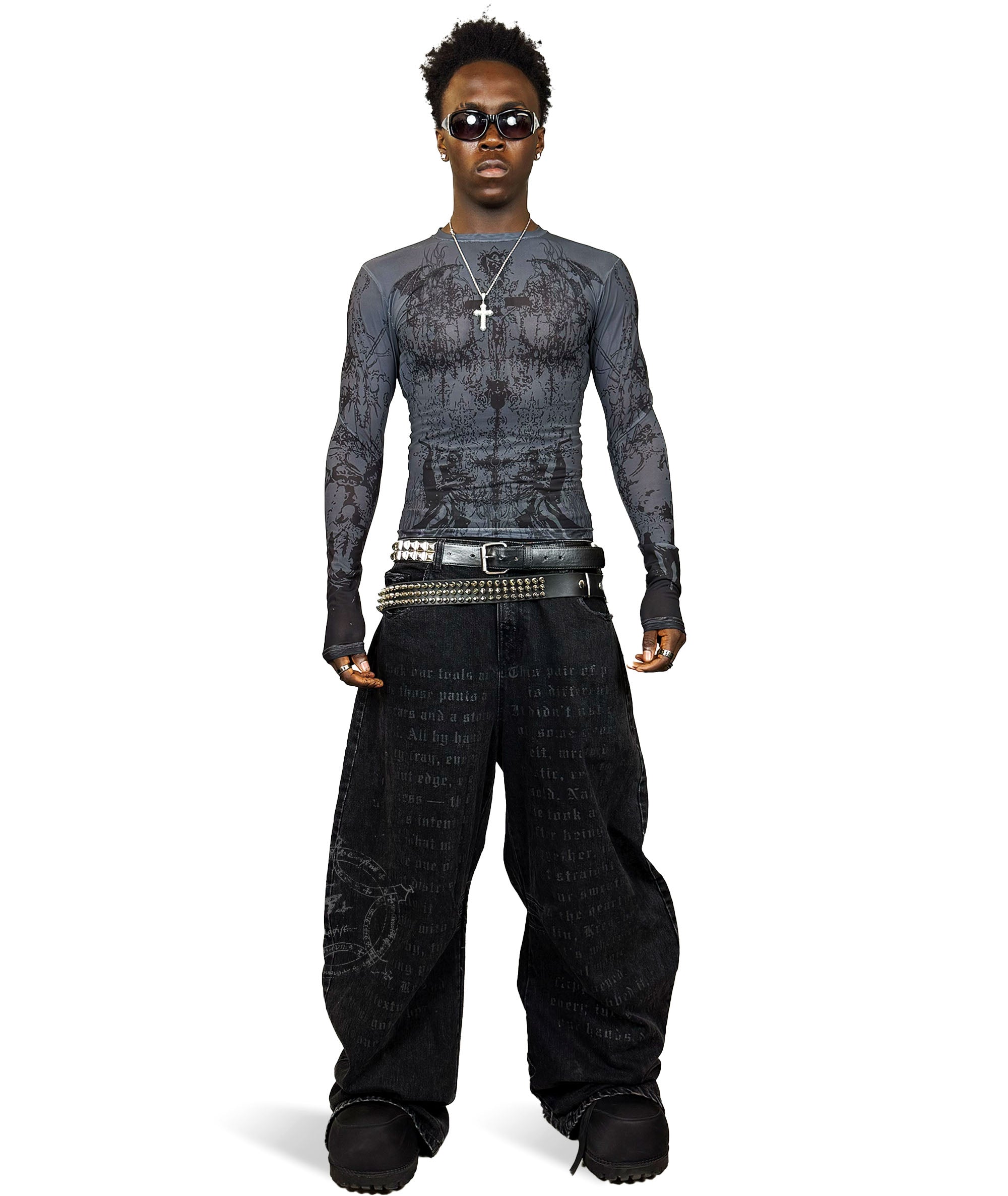 BLACK GHOST PANTS | UNISEX