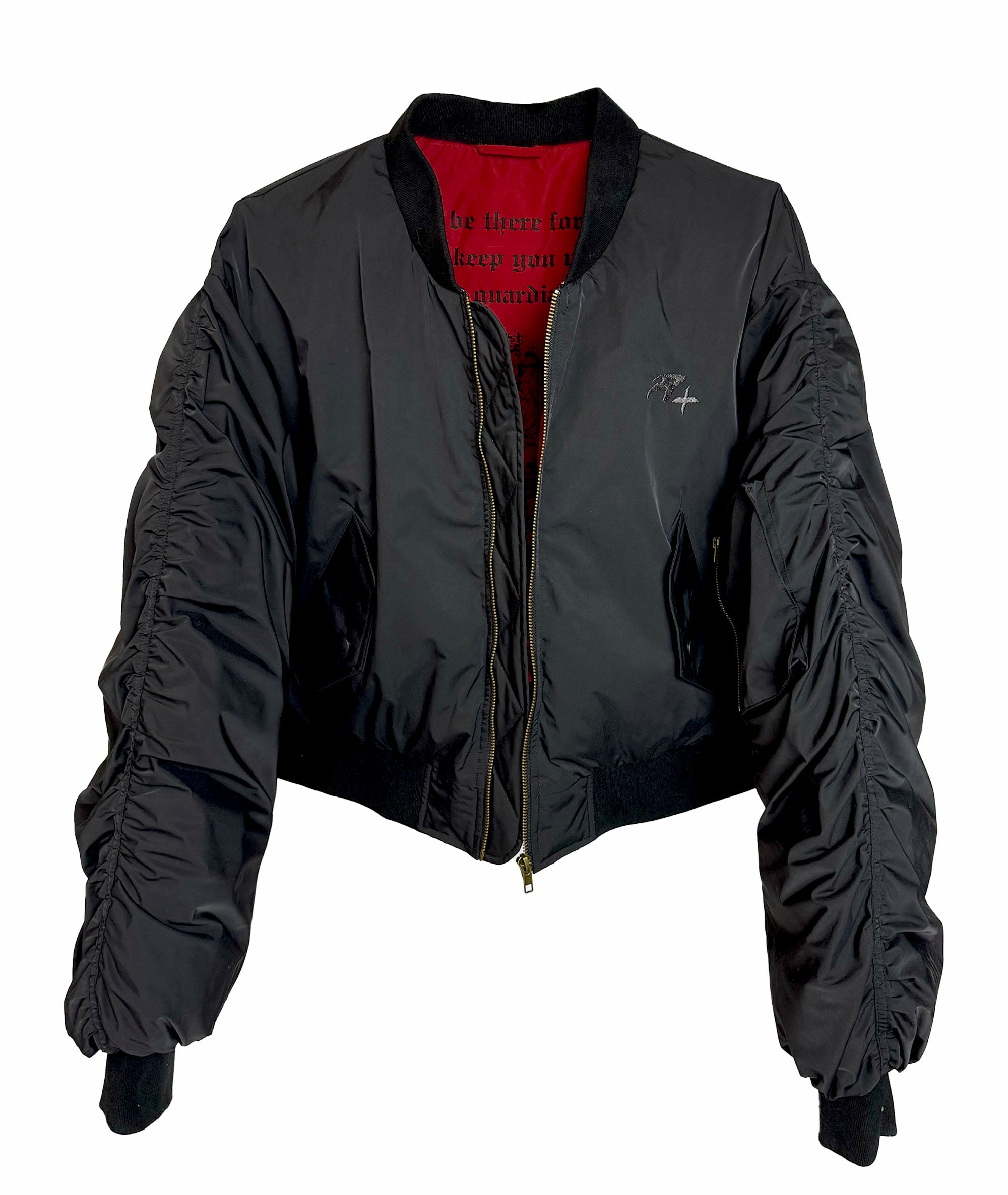 ravemore Anabol Bomber Jacket black / red
