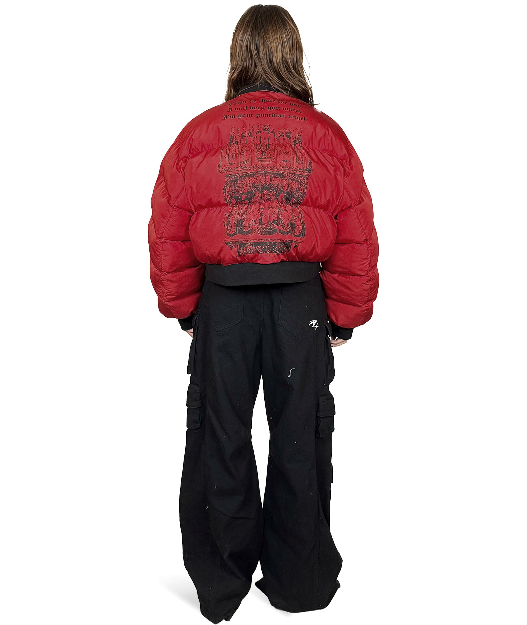 Reversible Anabol Bomber Jacket black / red