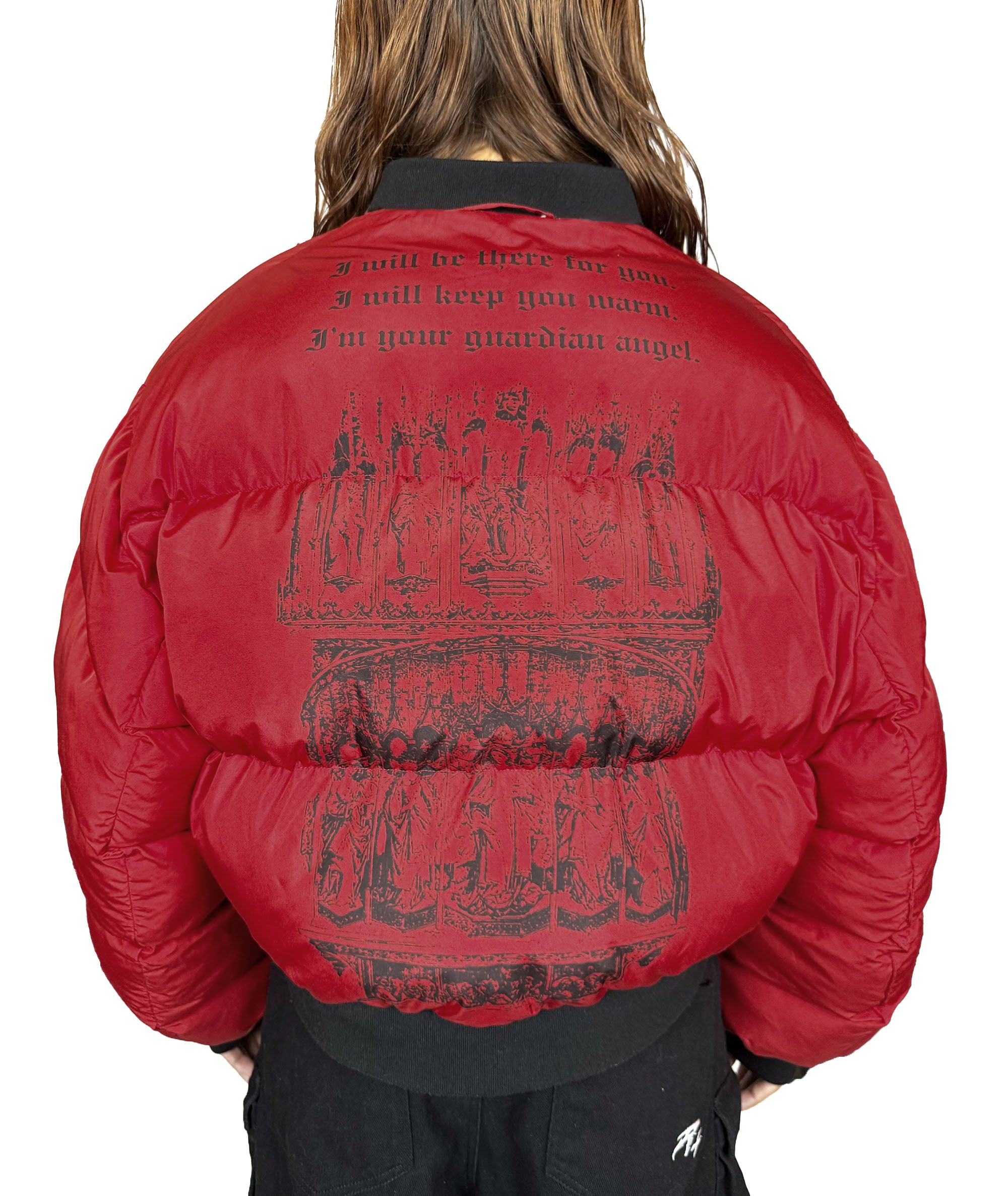 Reversible Anabol Bomber Jacket black / red