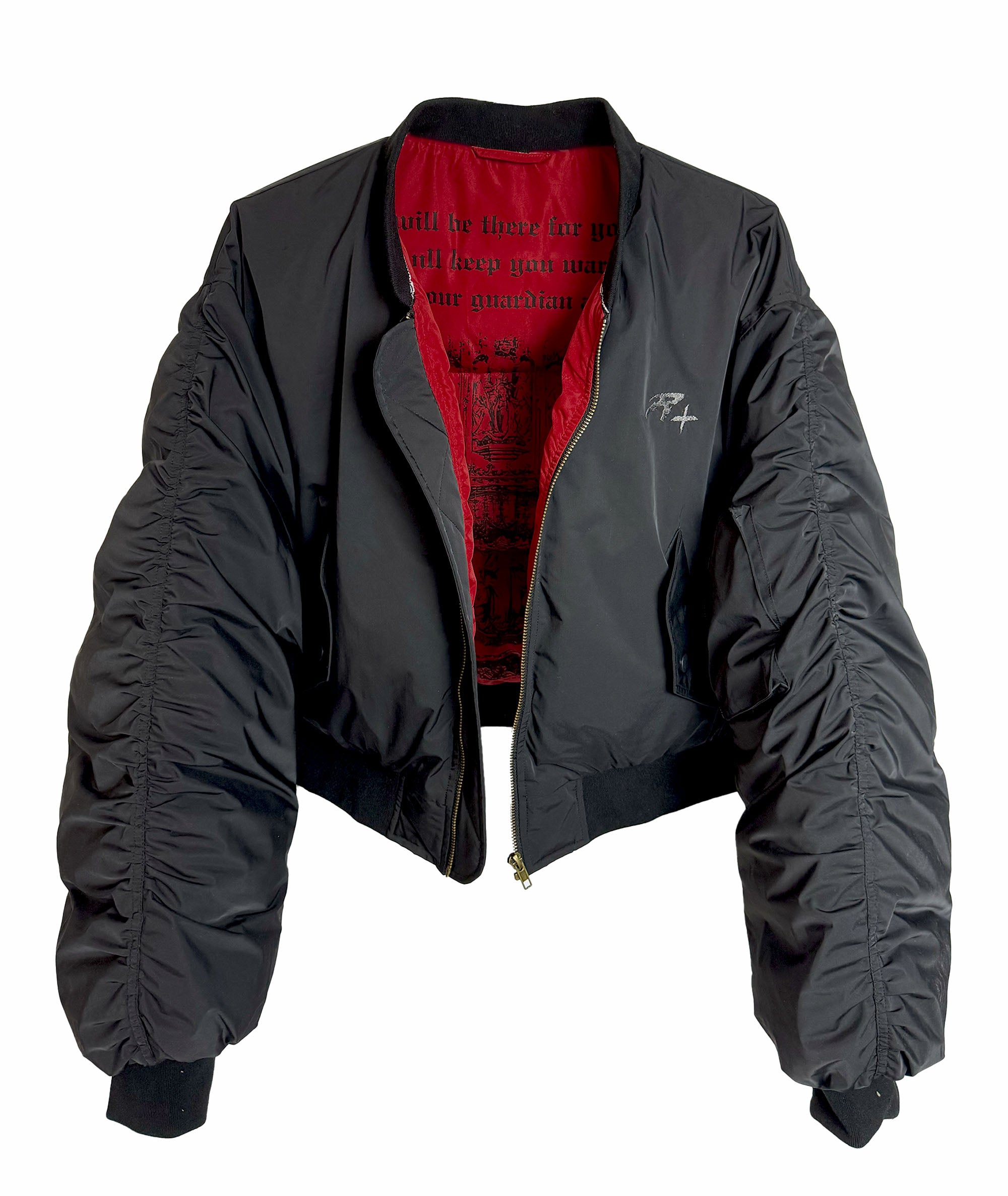 Reversible Anabol Bomber Jacket black / red