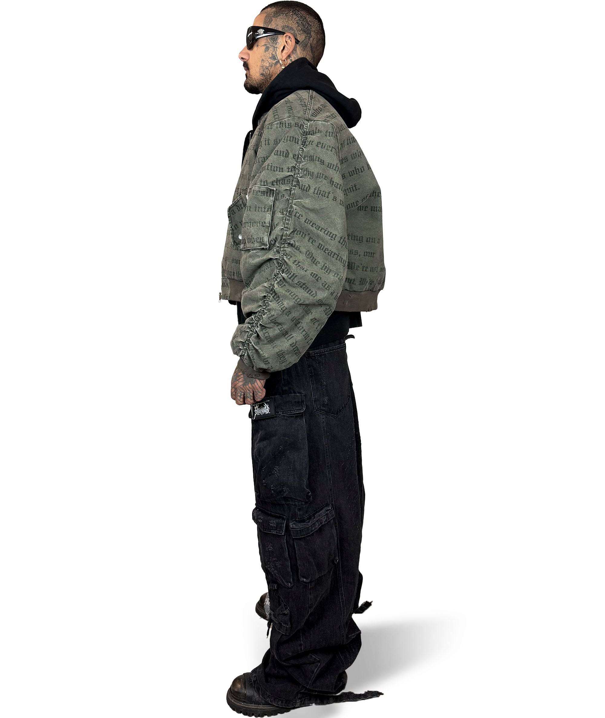 GREEN BOMBER JACKET RAVEMORE