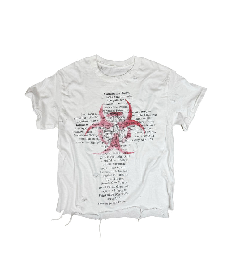 PAINKILLER - DISTRESSED T-SHIRT | UNISEX