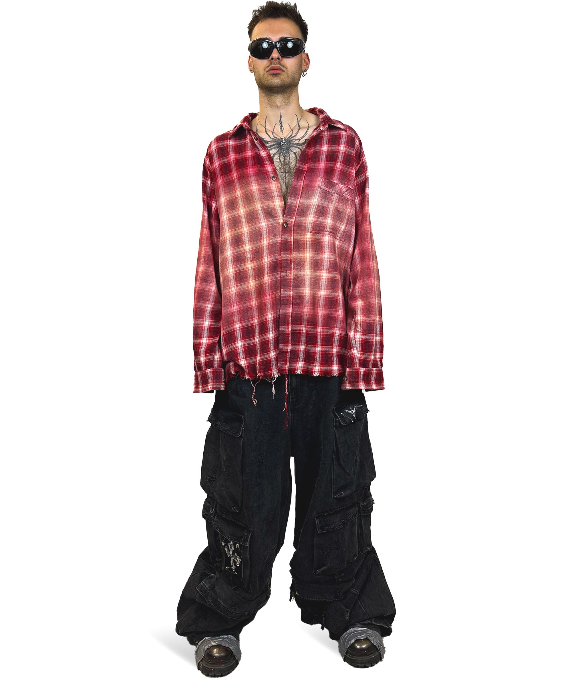 red brave flannel shirt ravemore