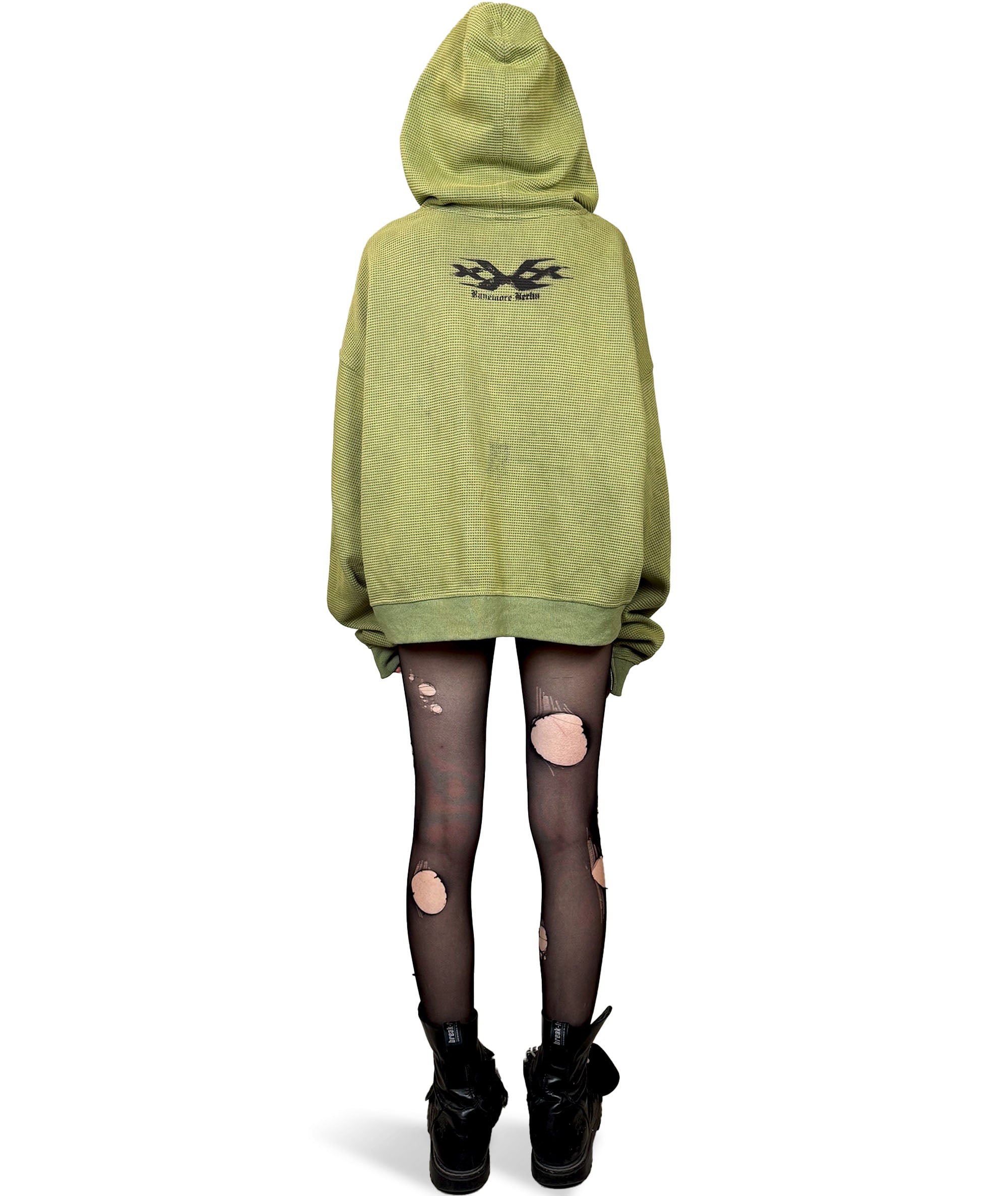 TRIPLE X-BERG - ZIP HOODIE | MILITARY GREEN, UNISEX