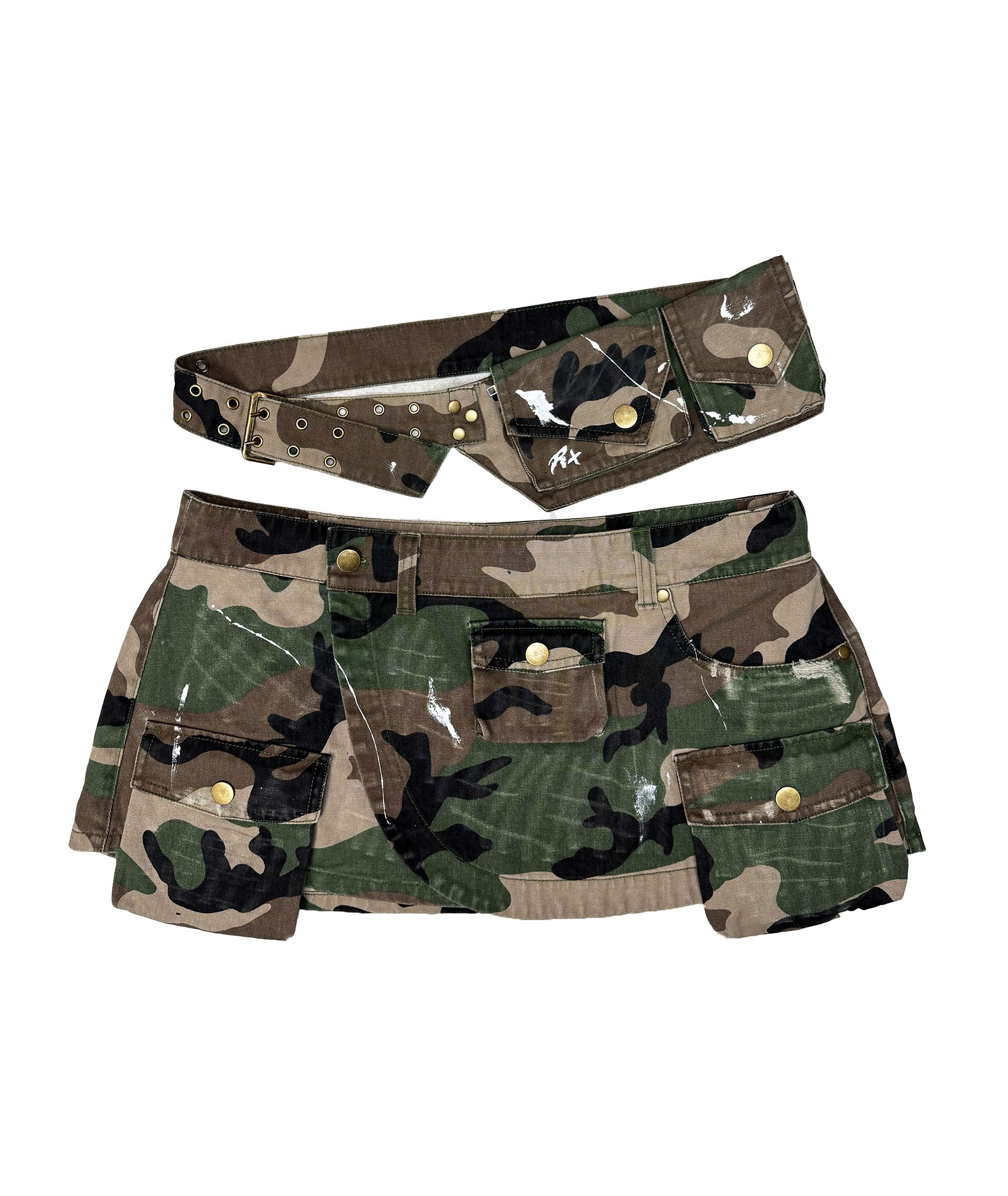 camo miniskirt ravemore