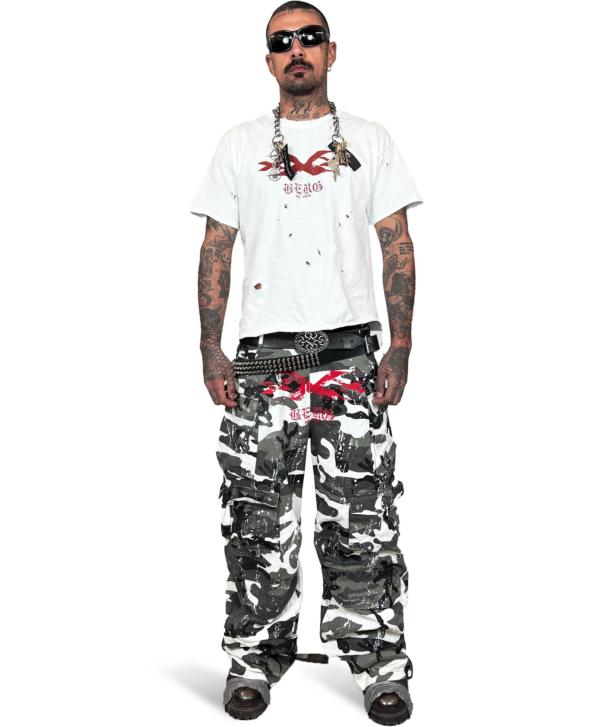 distressed triple x-berg shirt ravemore