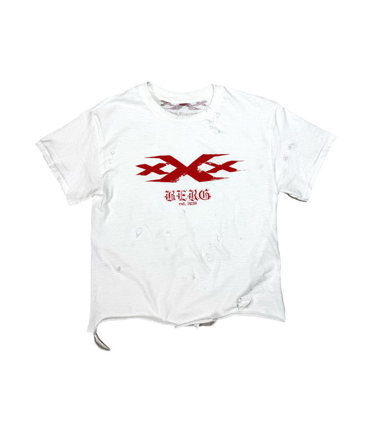 white triple x-berg shirt ravemore