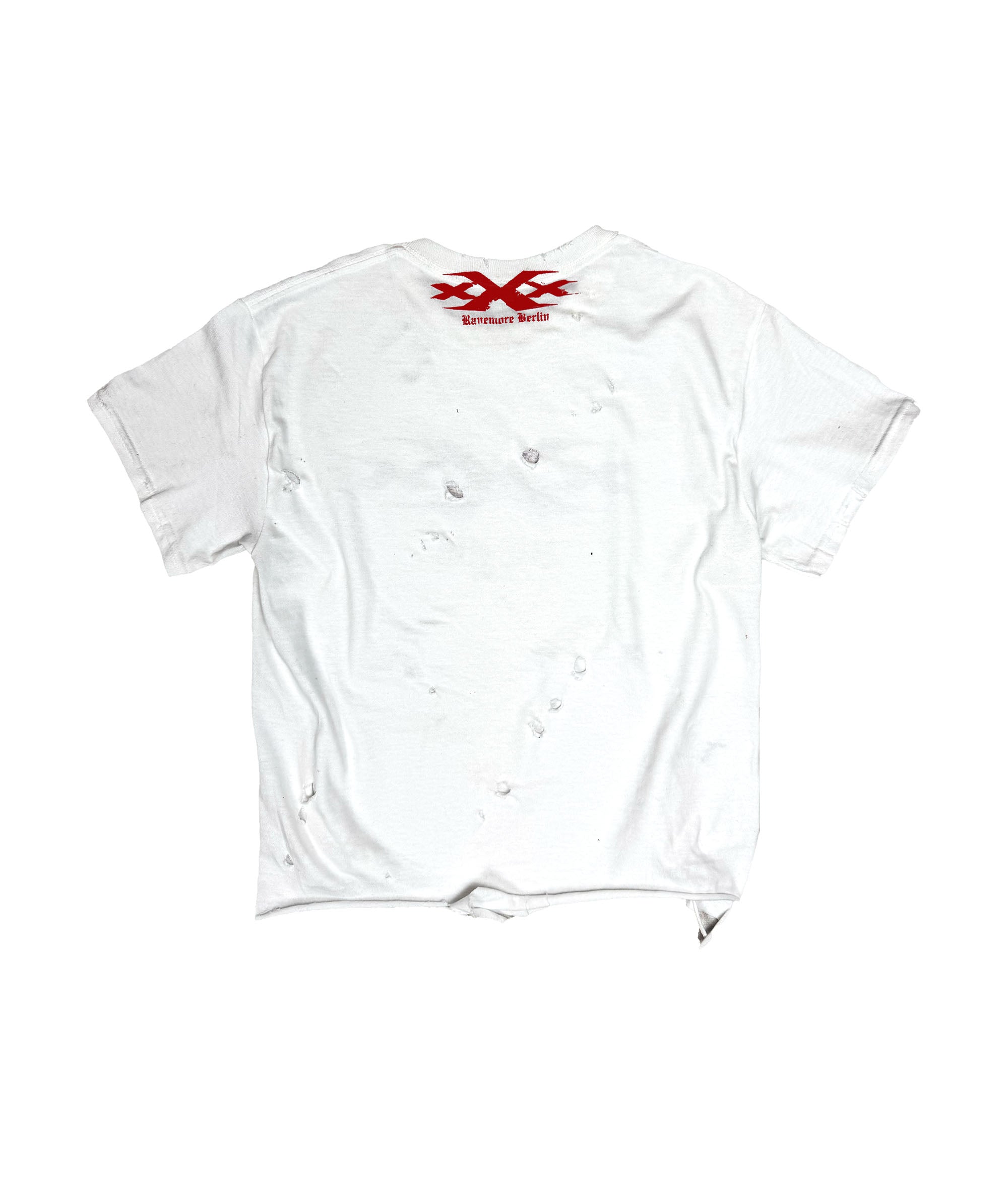 white triple x-berg shirt ravemore