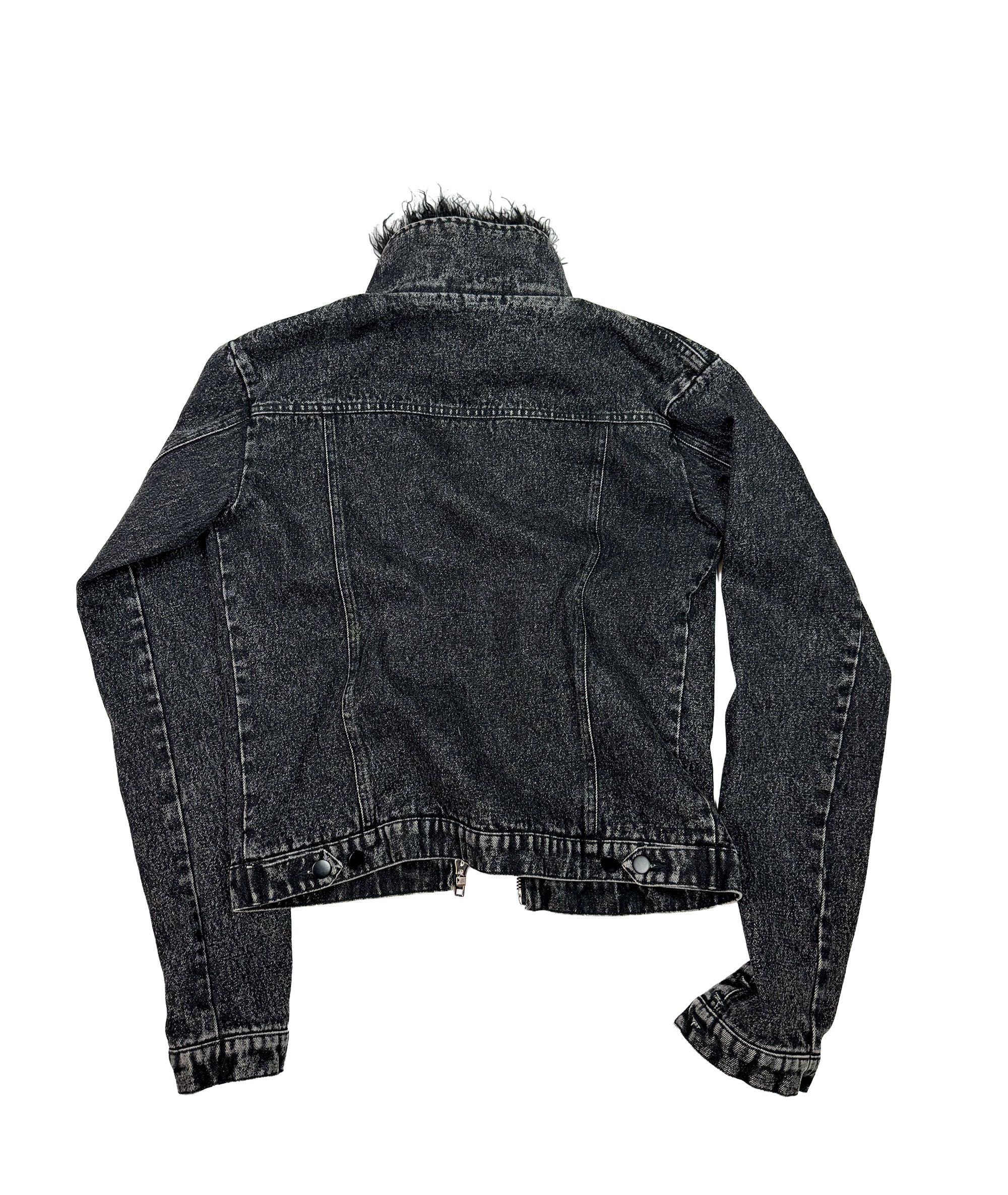 ALL IN - DENIM JACKET, BLACK | UNISEX