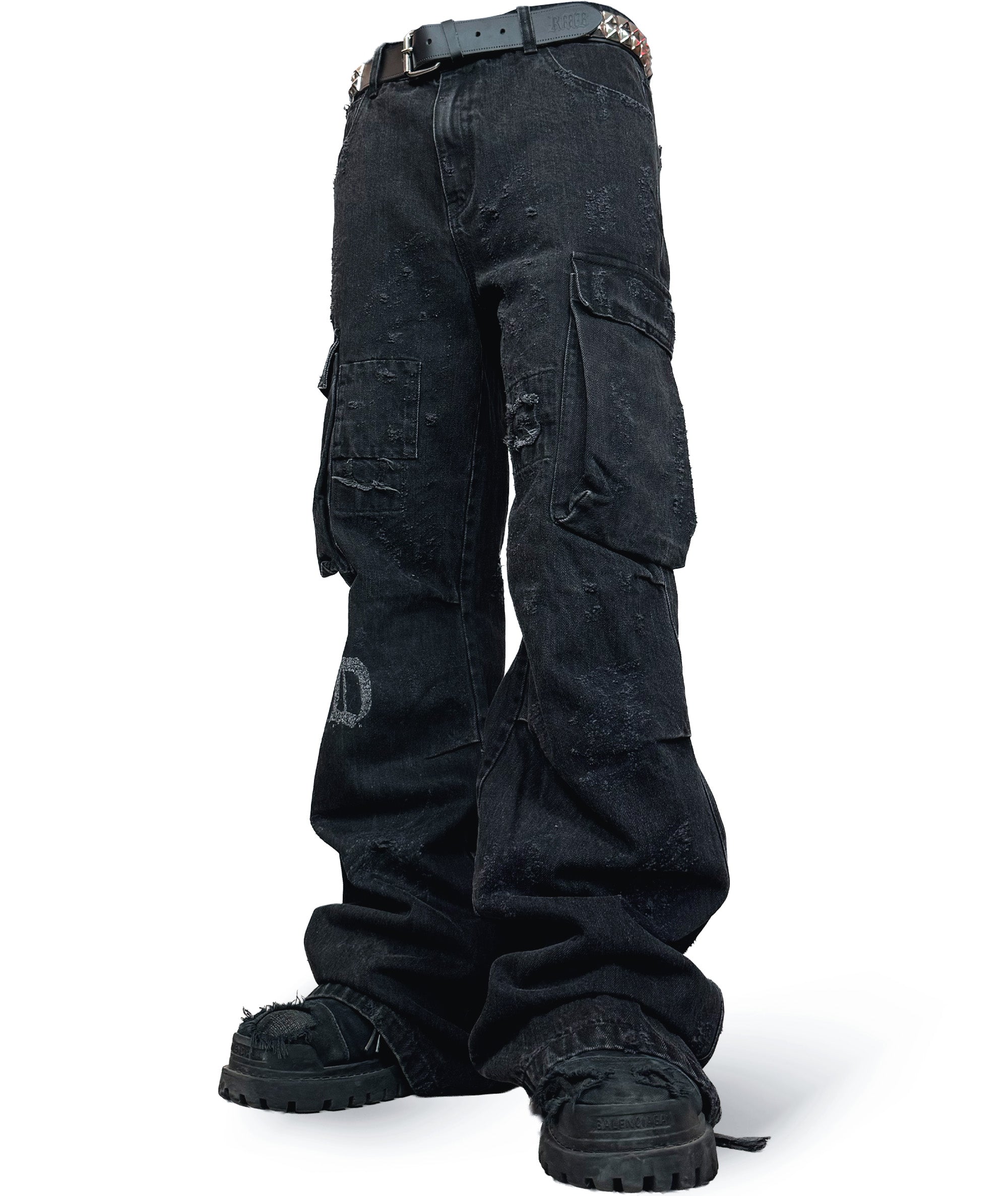 FLARED DEMIGOD BIKER PANTS | UNISEX