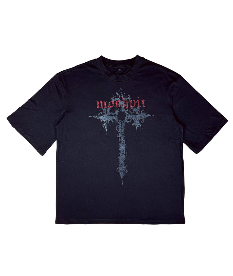 Hell Tour Black Oversized T-Shirt