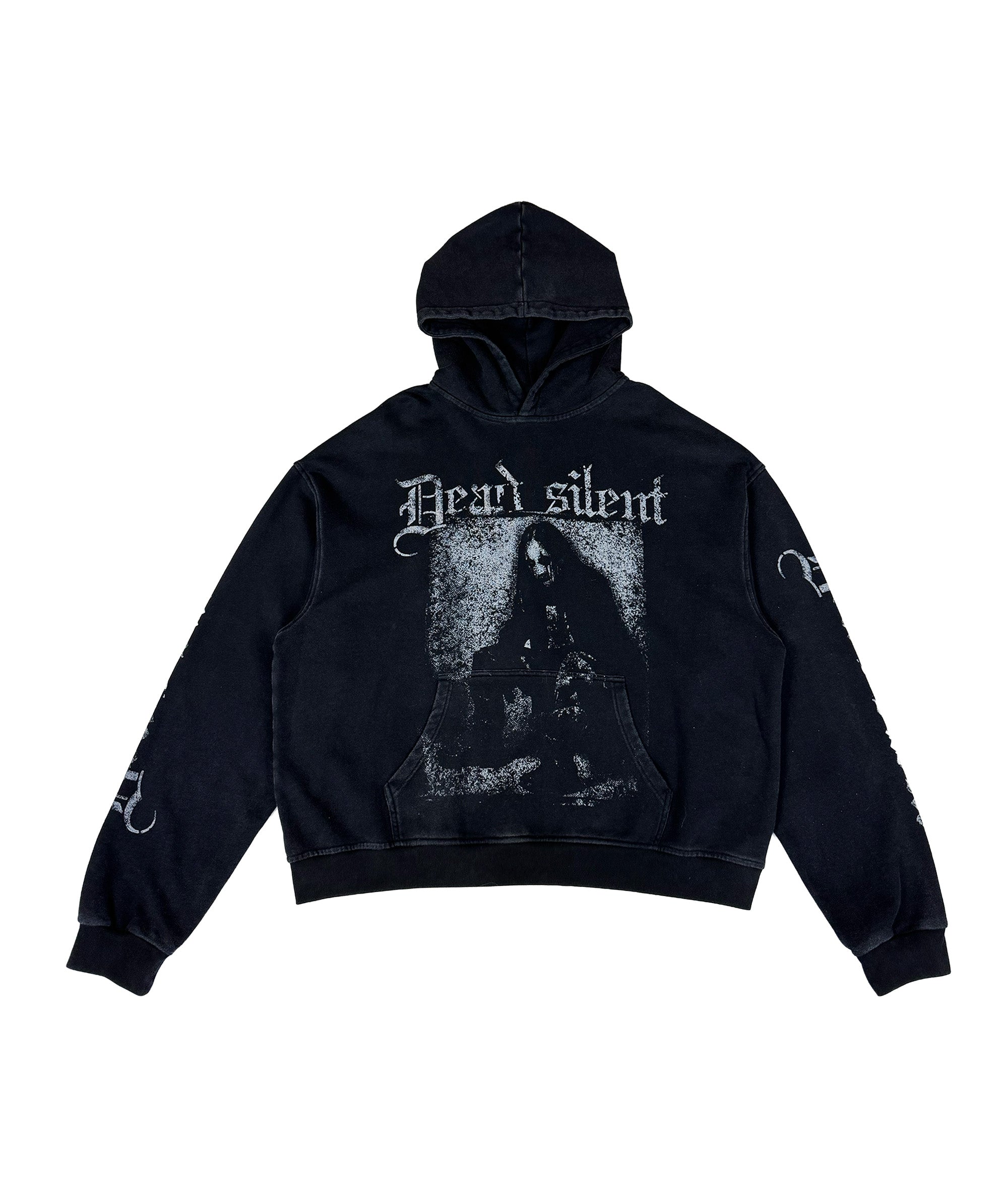 DEAD SILENT -  OVERSIZED HOODIE (WASHED) | UNISEX