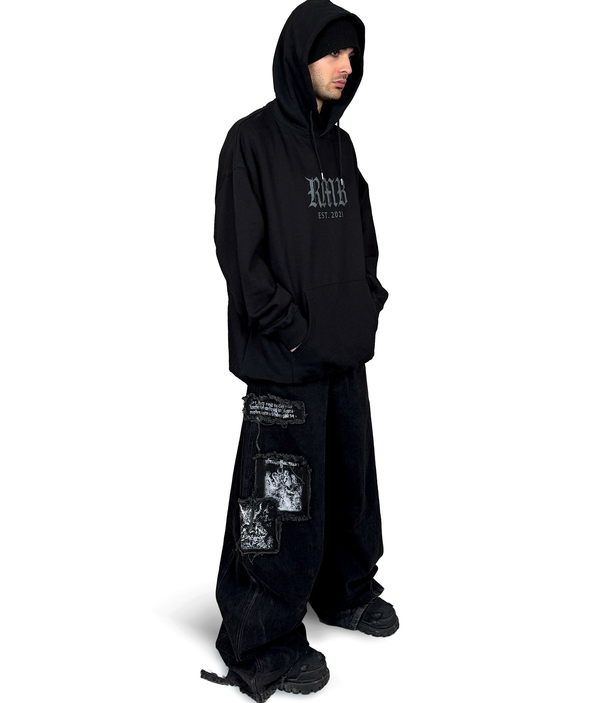 WORLD-FLAME - OVERSIZED HOODIE | UNISEX