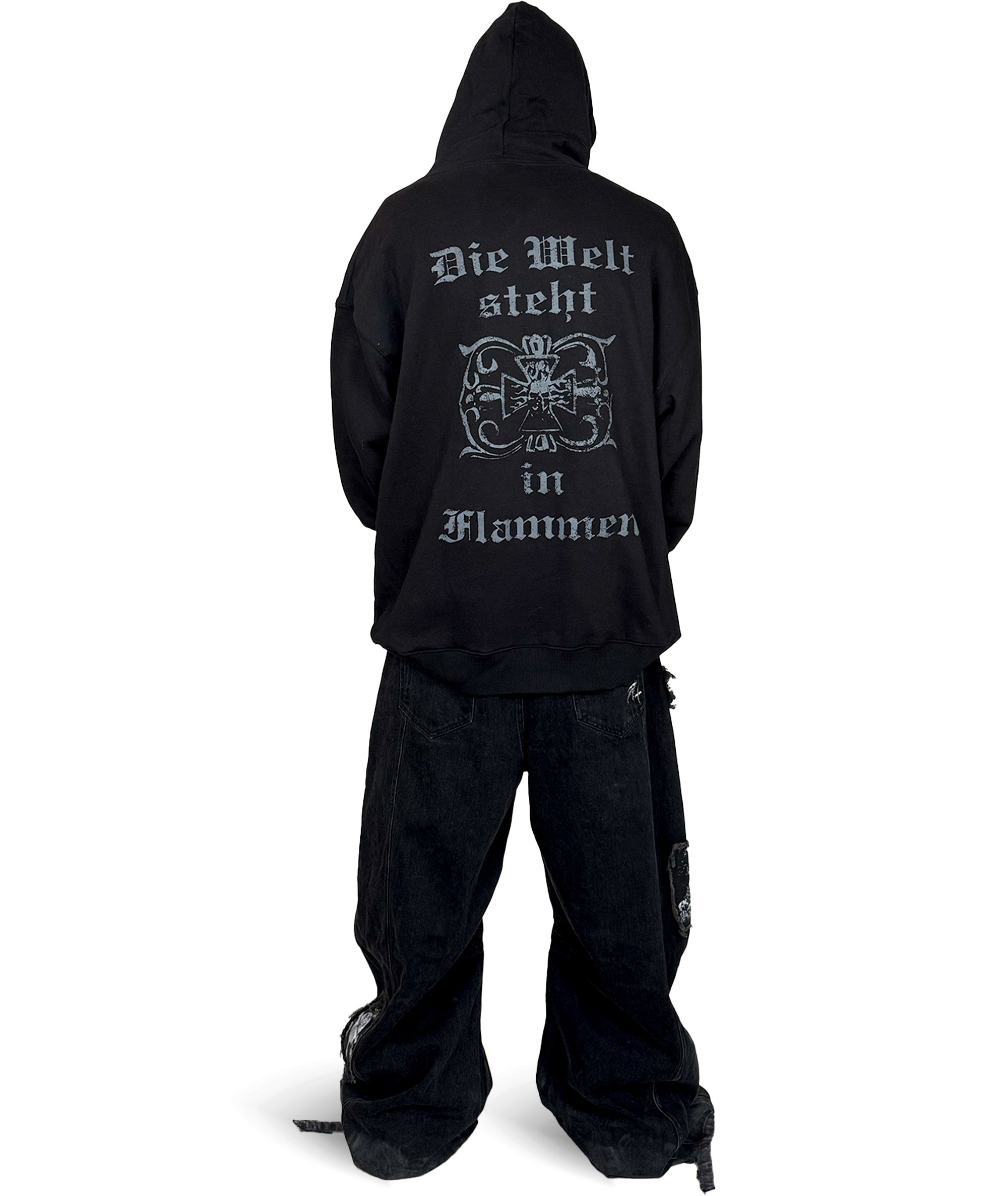 WORLD-FLAME - OVERSIZED HOODIE | UNISEX