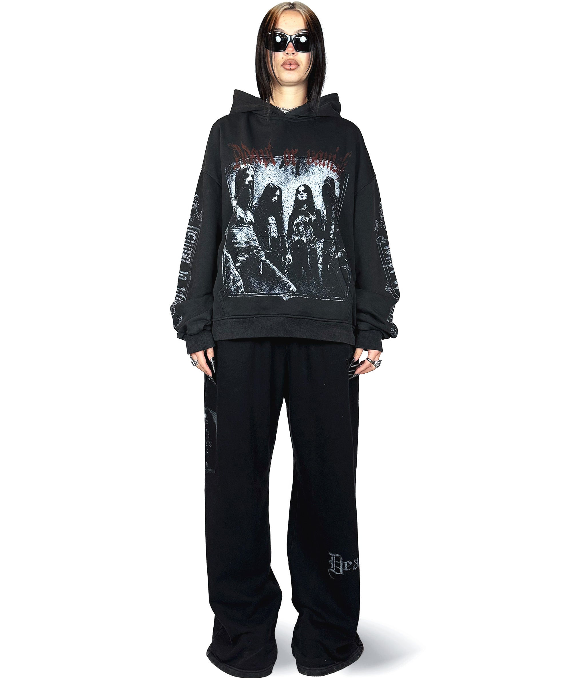 ADAPT OR VANISH -  OVERSIZED HOODIE (WASHED) | UNISEX