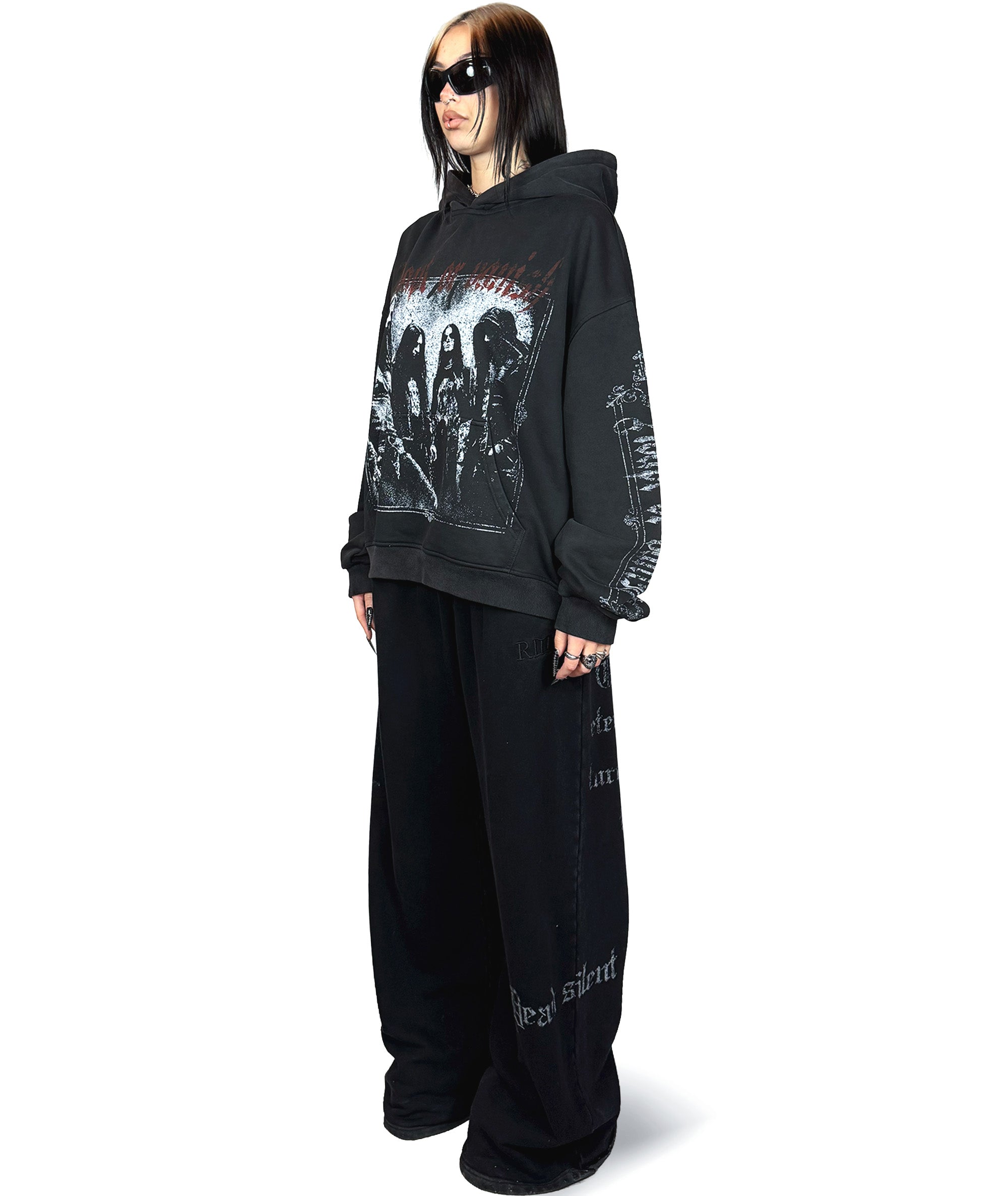 ADAPT OR VANISH -  OVERSIZED HOODIE (WASHED) | UNISEX